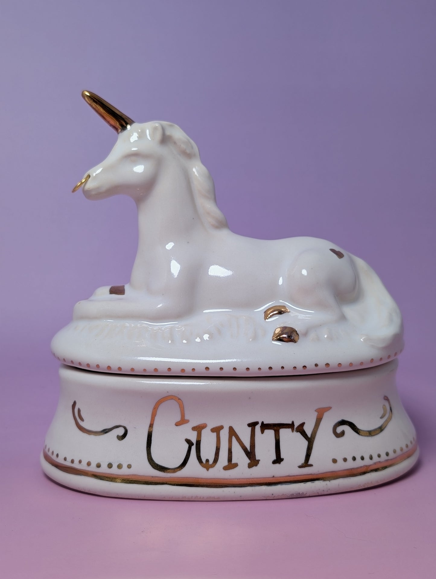 Cunty Unicorn Candle