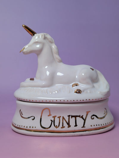 Cunty Unicorn Candle