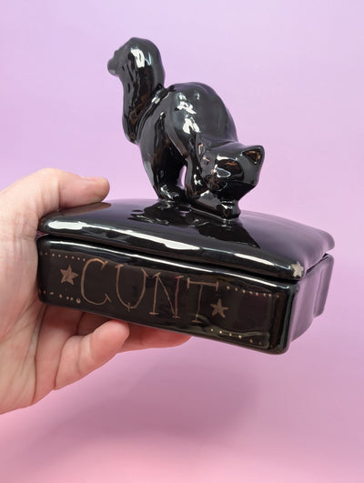 Cunty Halloween Cat Box