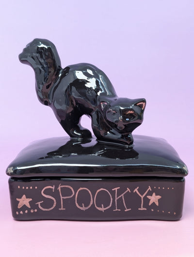 Cunty Halloween Cat Box