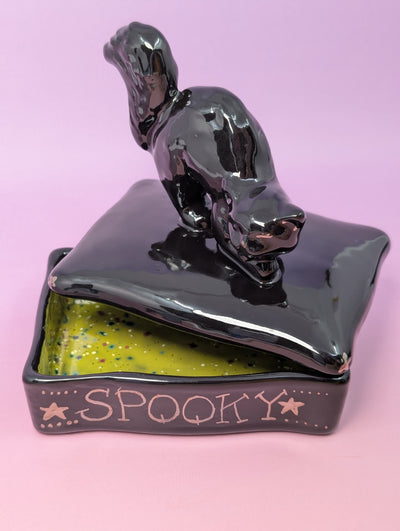 Cunty Halloween Cat Box