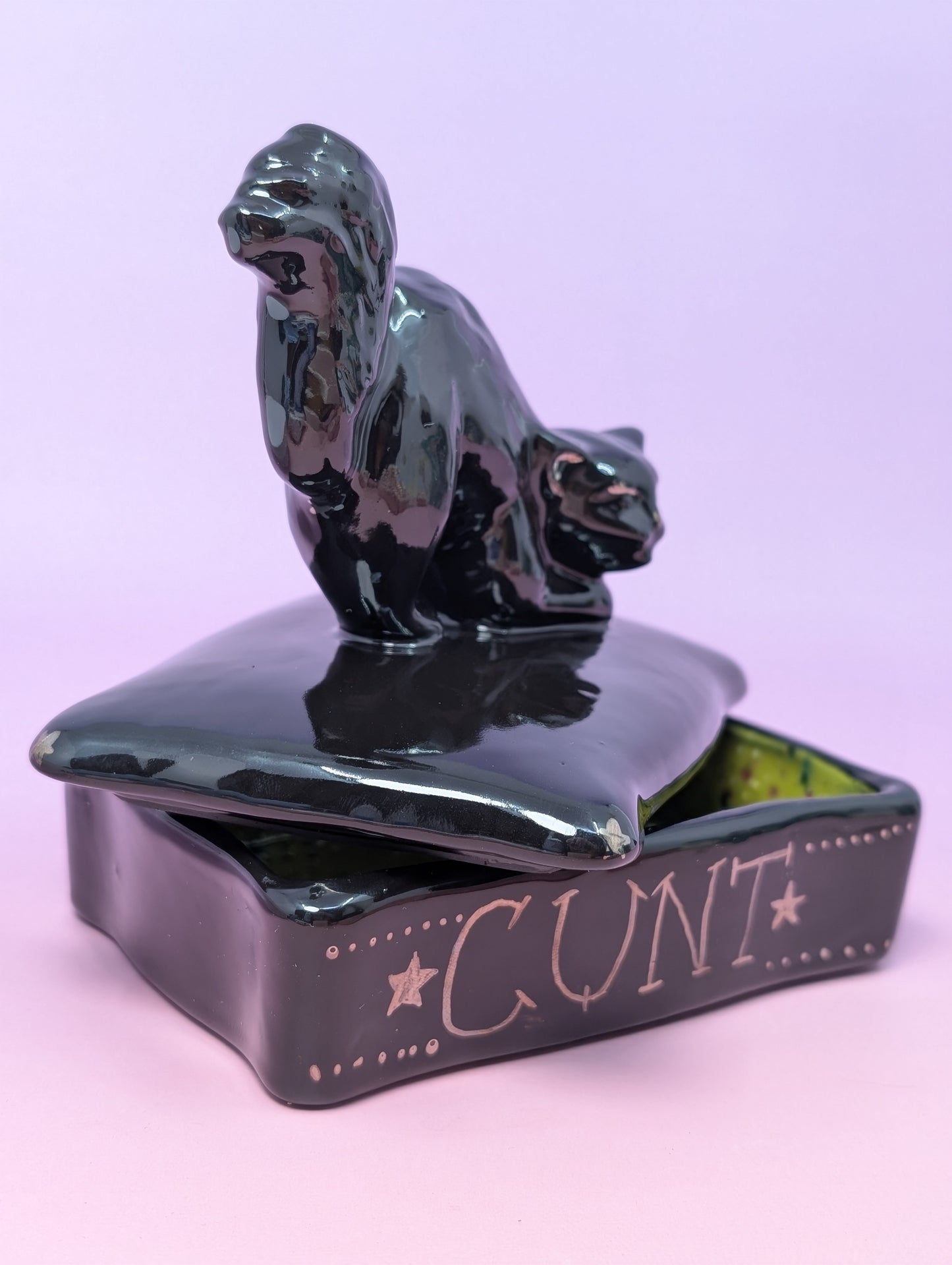 Cunty Halloween Cat Box