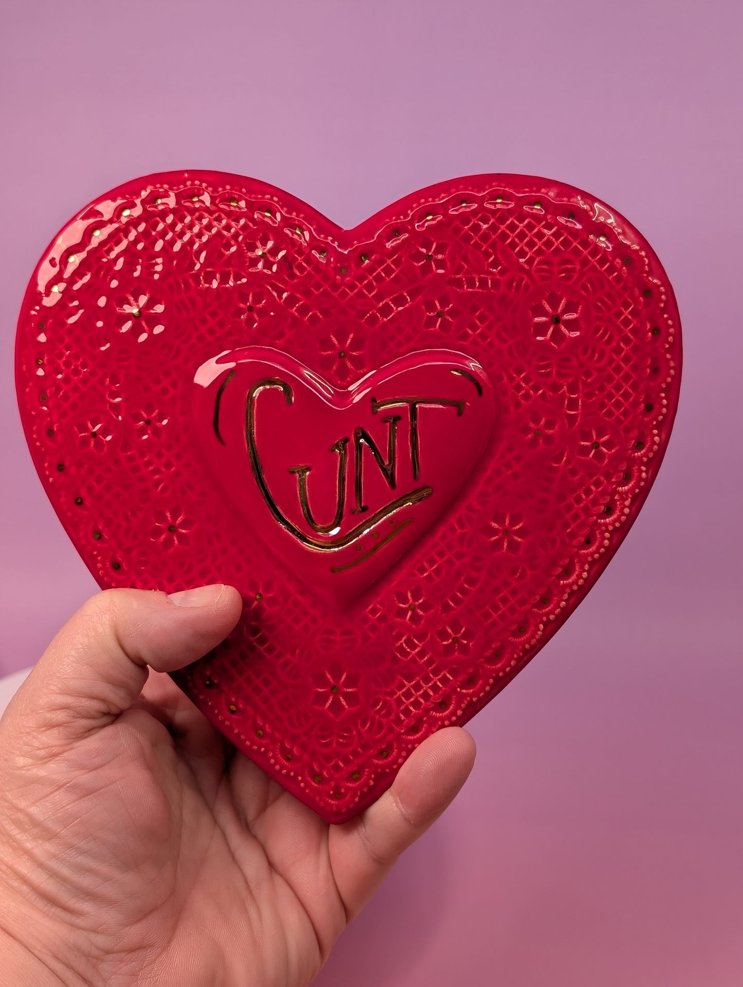 Cunt Lace Heart Box