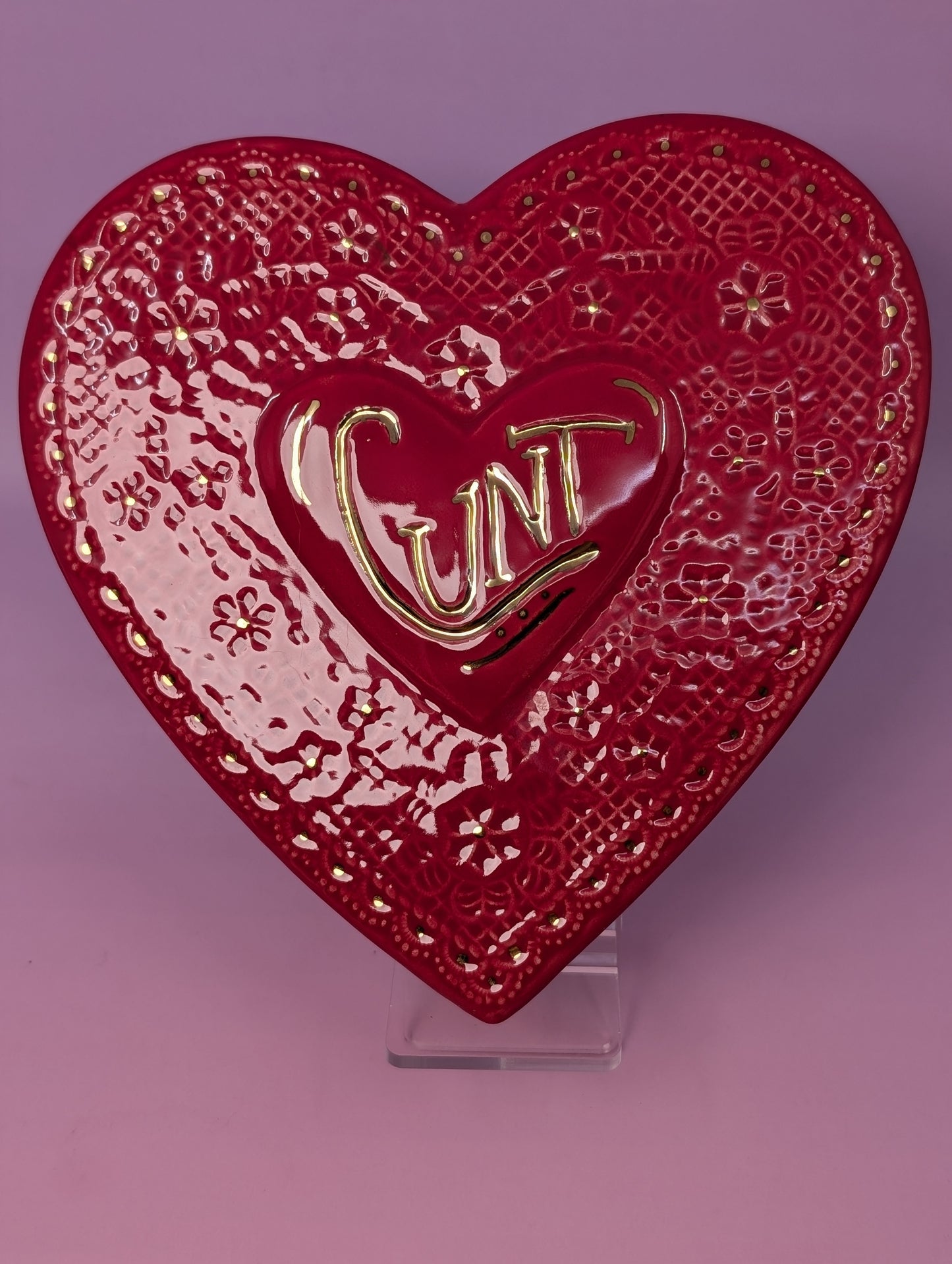 Cunt Lace Heart Box
