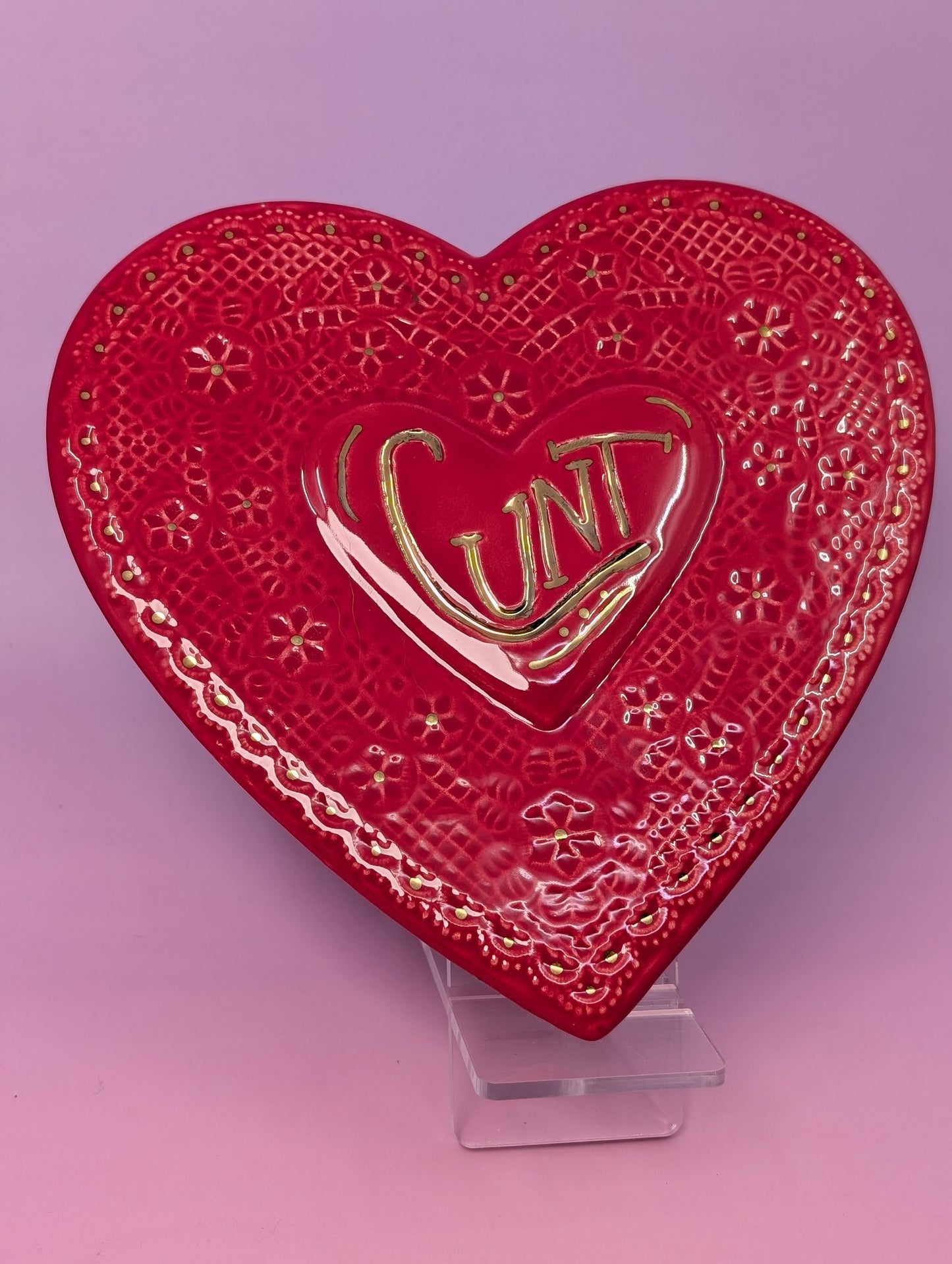 Cunt Lace Heart Box