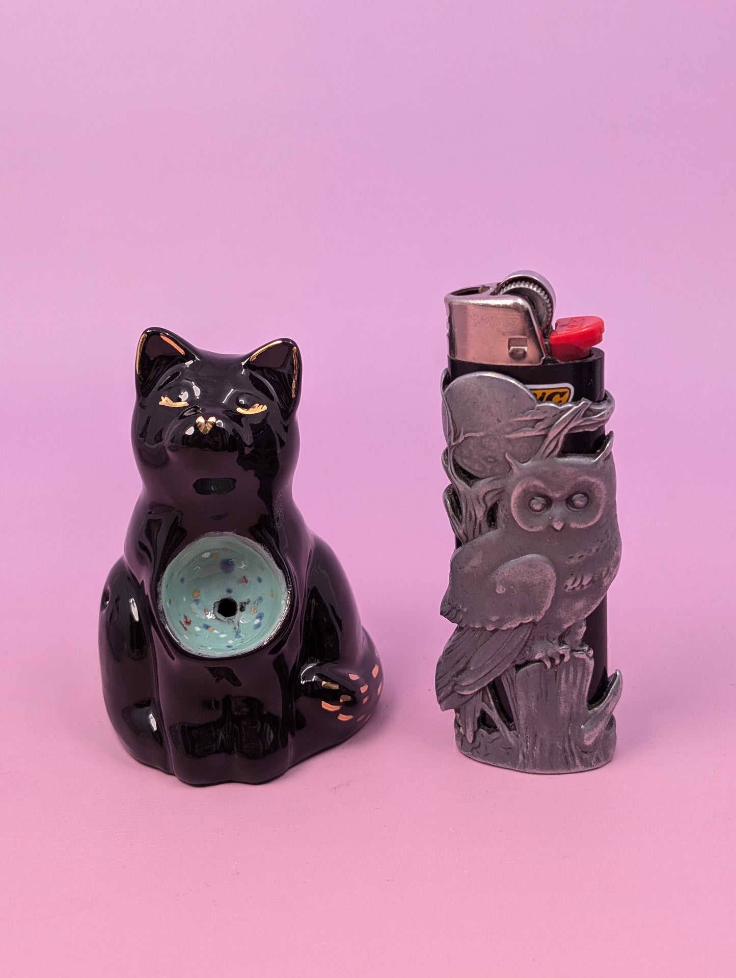 Cat Pipe with Yarn Ball