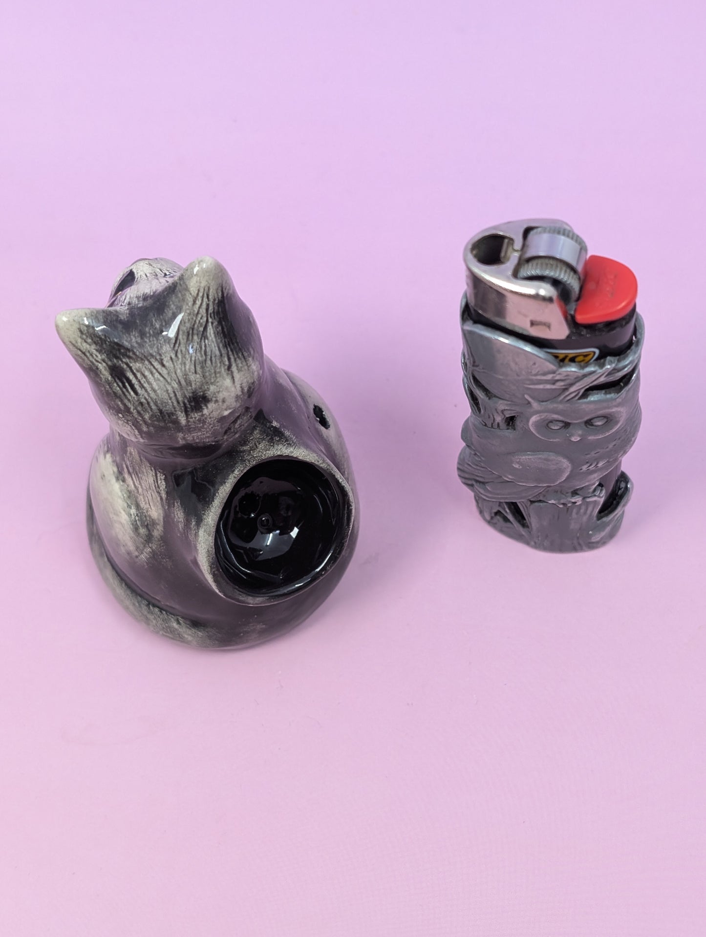 Cat Pipe with Yarn Ball
