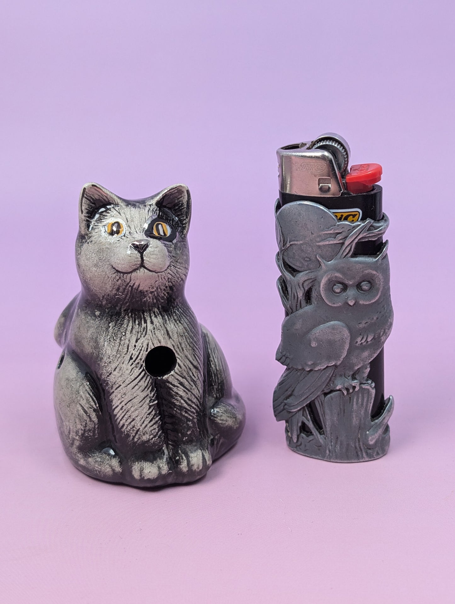 Cat Pipe with Yarn Ball