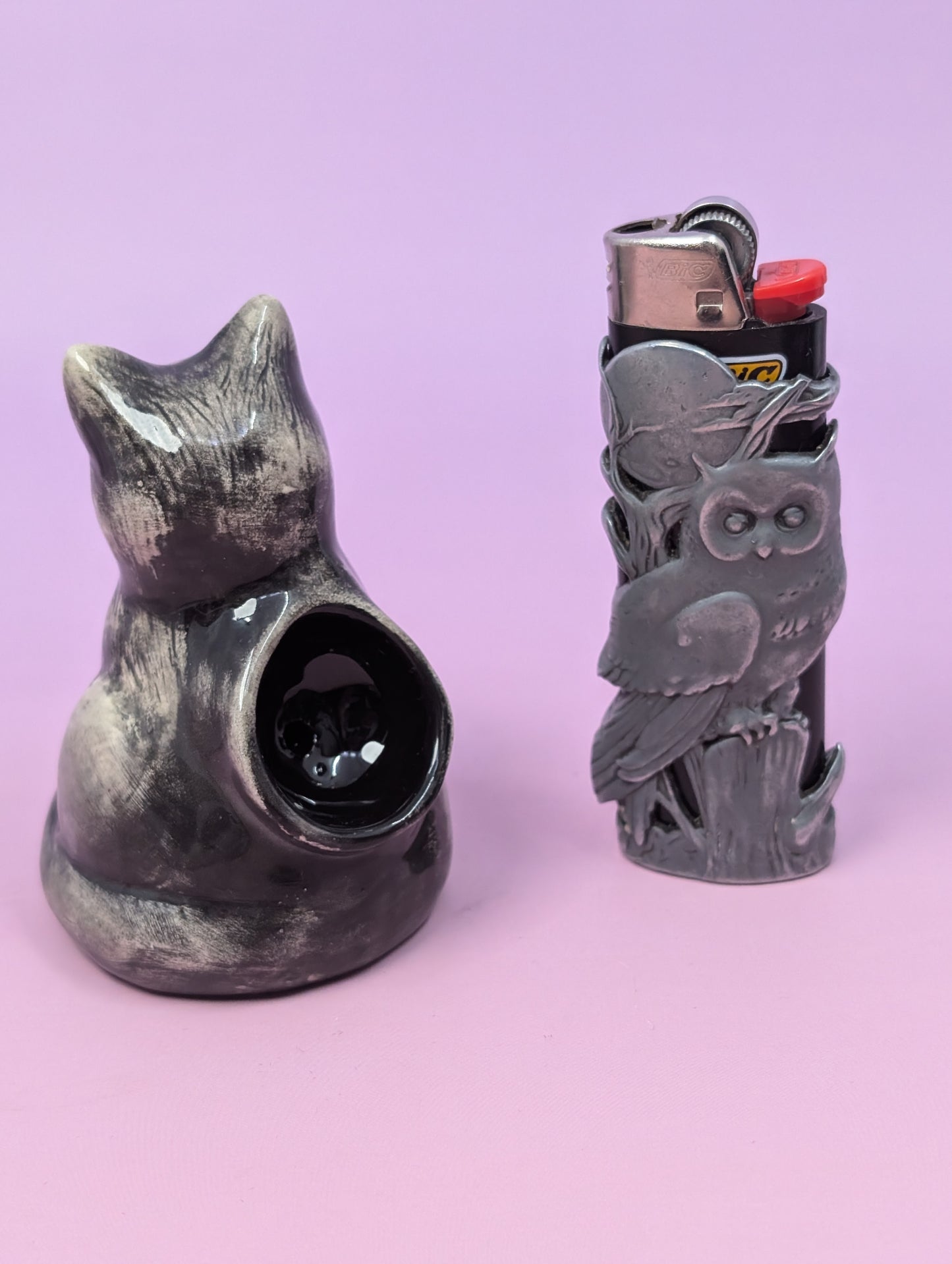 Cat Pipe with Yarn Ball
