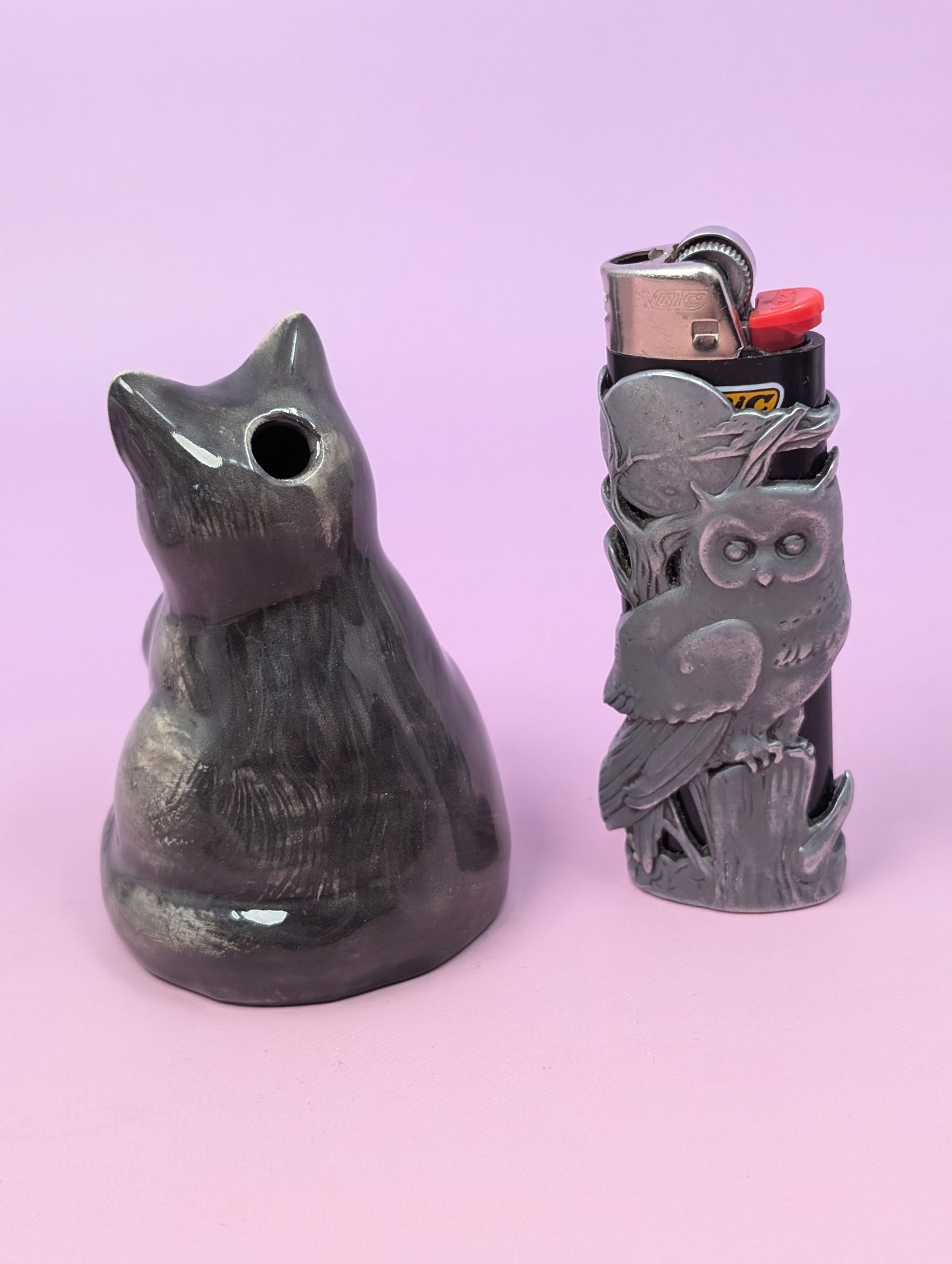Cat Pipe with Yarn Ball