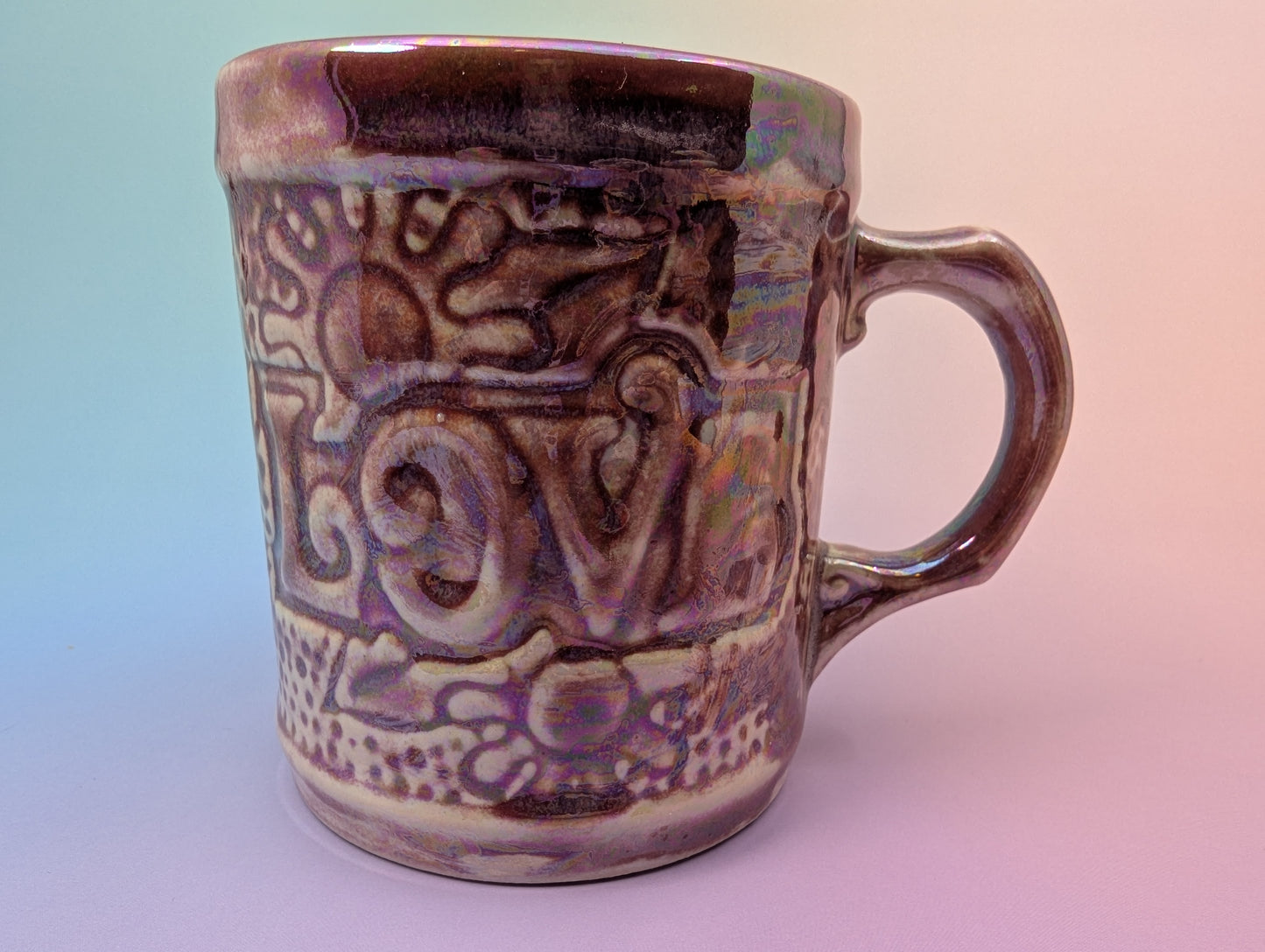 Love Mug - Purple Opalescent