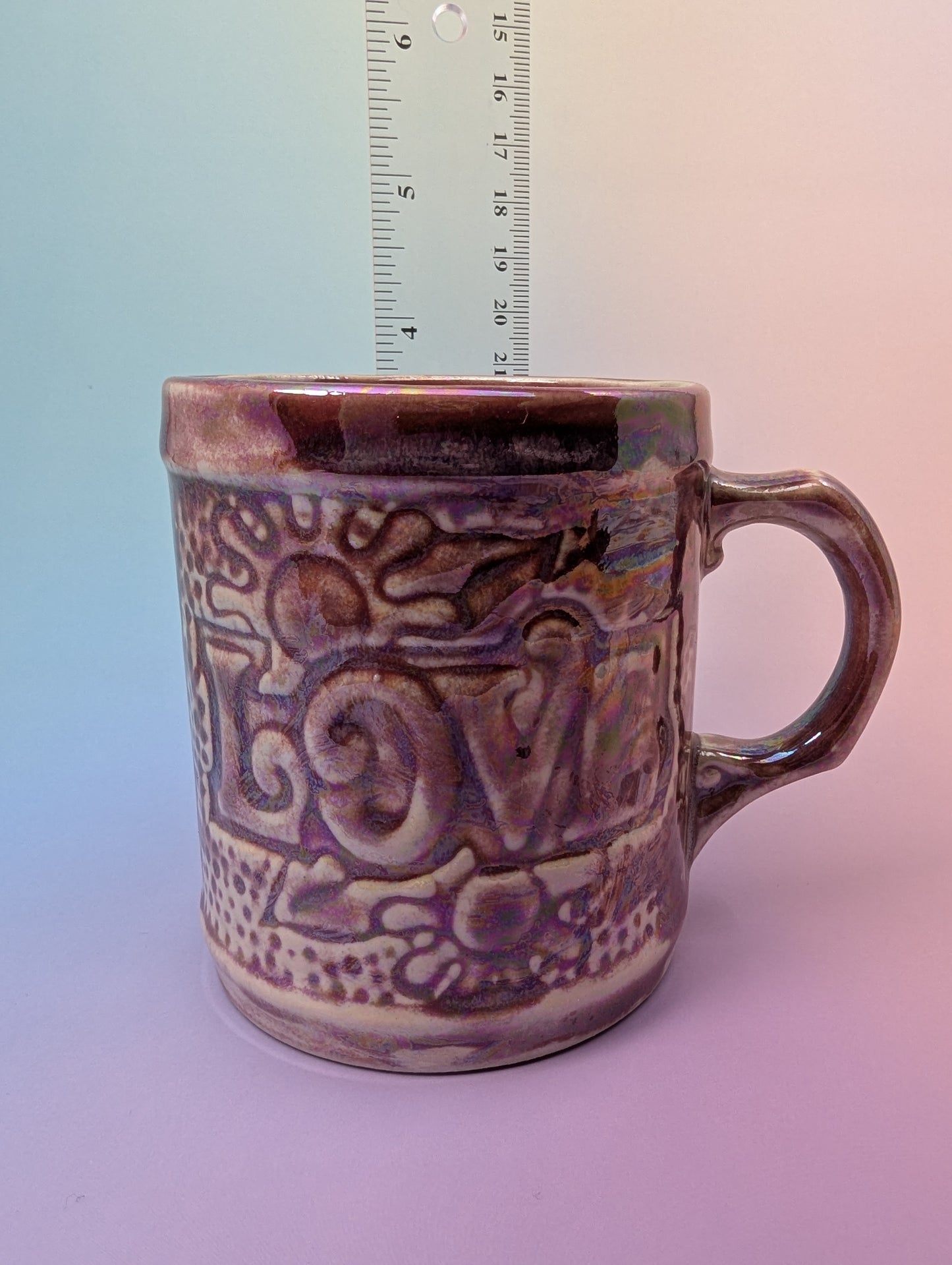 Love Mug - Purple Opalescent