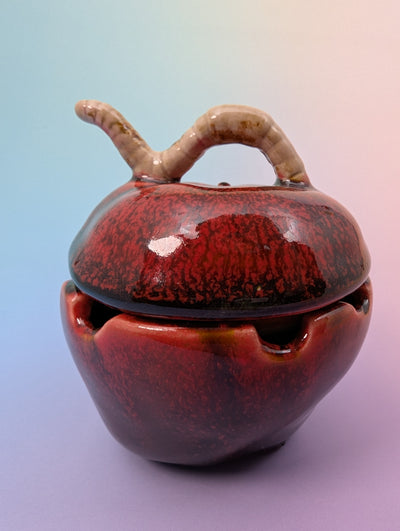 Wormy Apple Ashtray