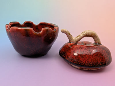 Wormy Apple Ashtray