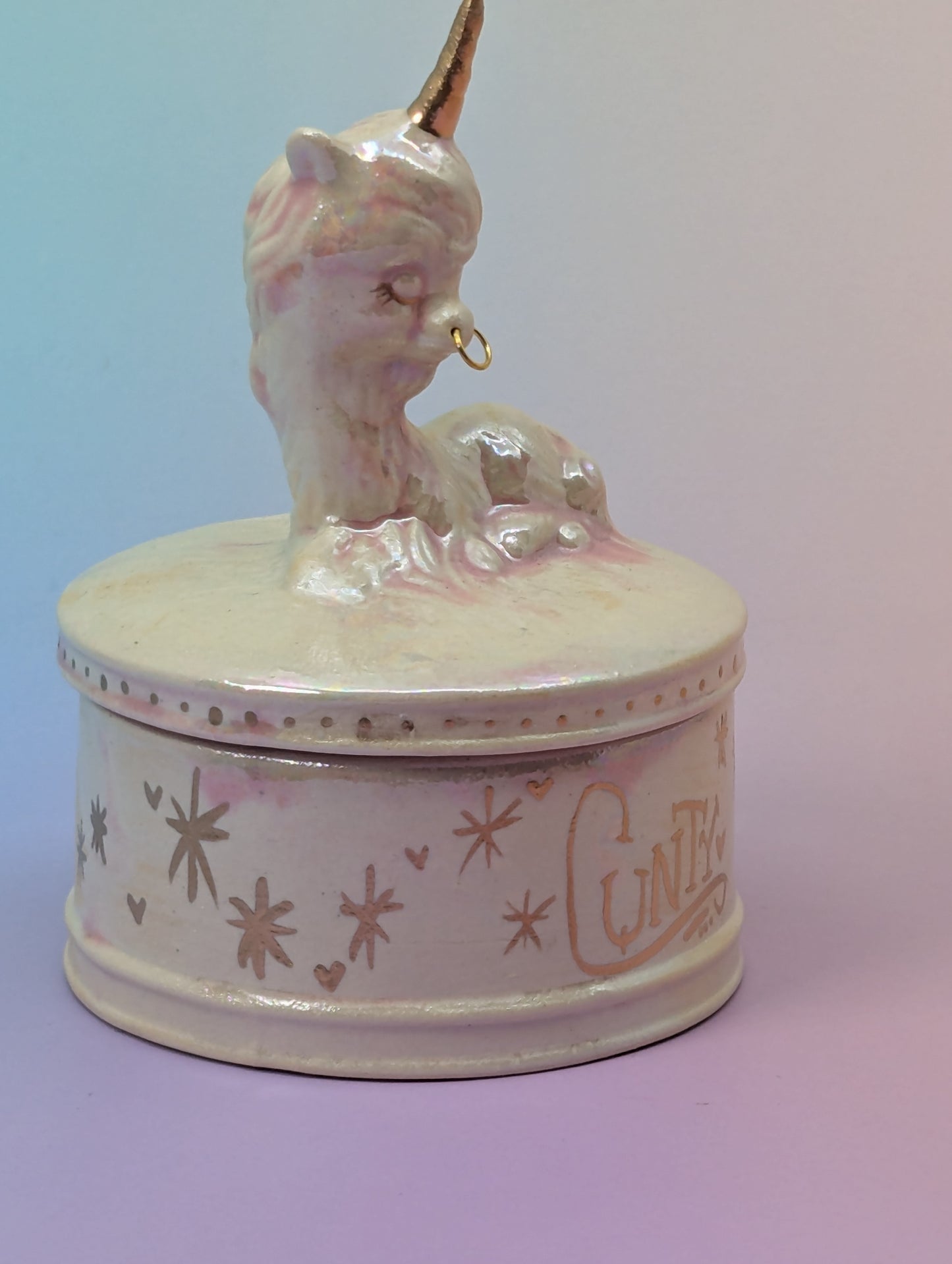 Unicorn Jar with Septum Ring