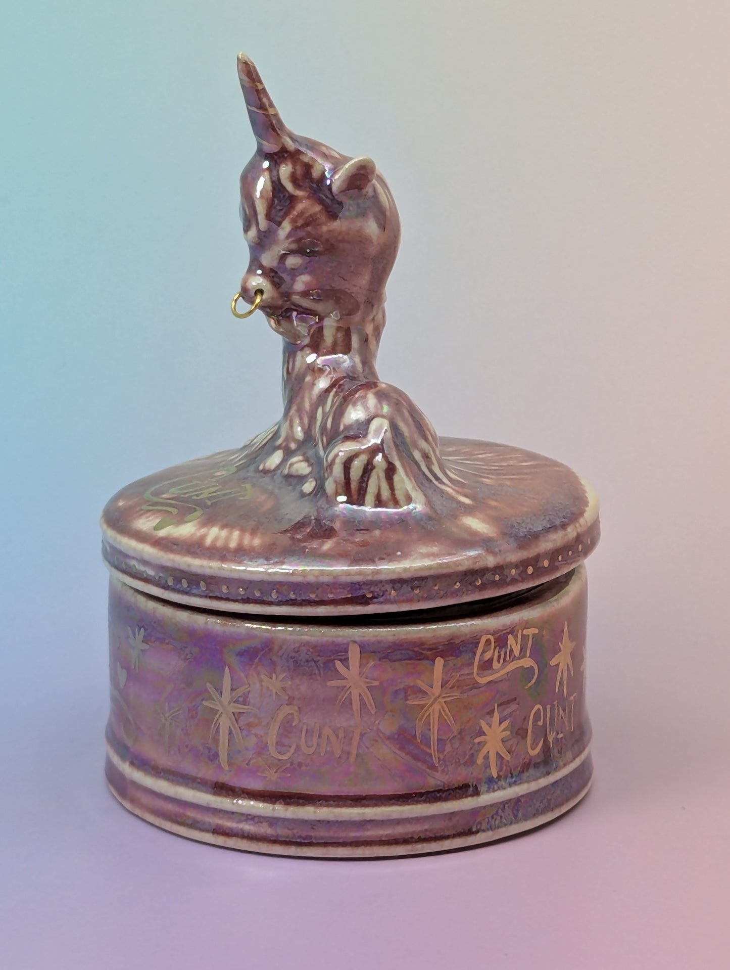 Unicorn Jar with Septum Ring