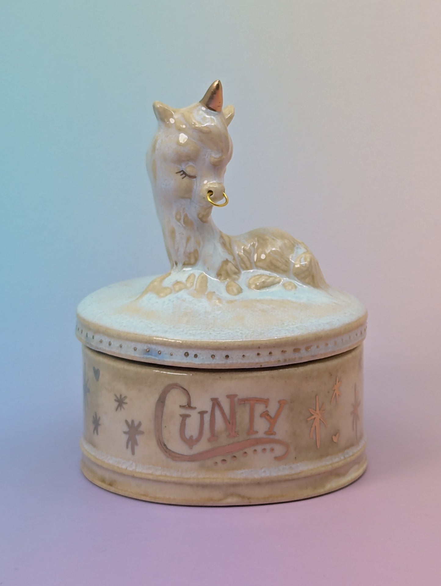 Unicorn Jar with Septum Ring