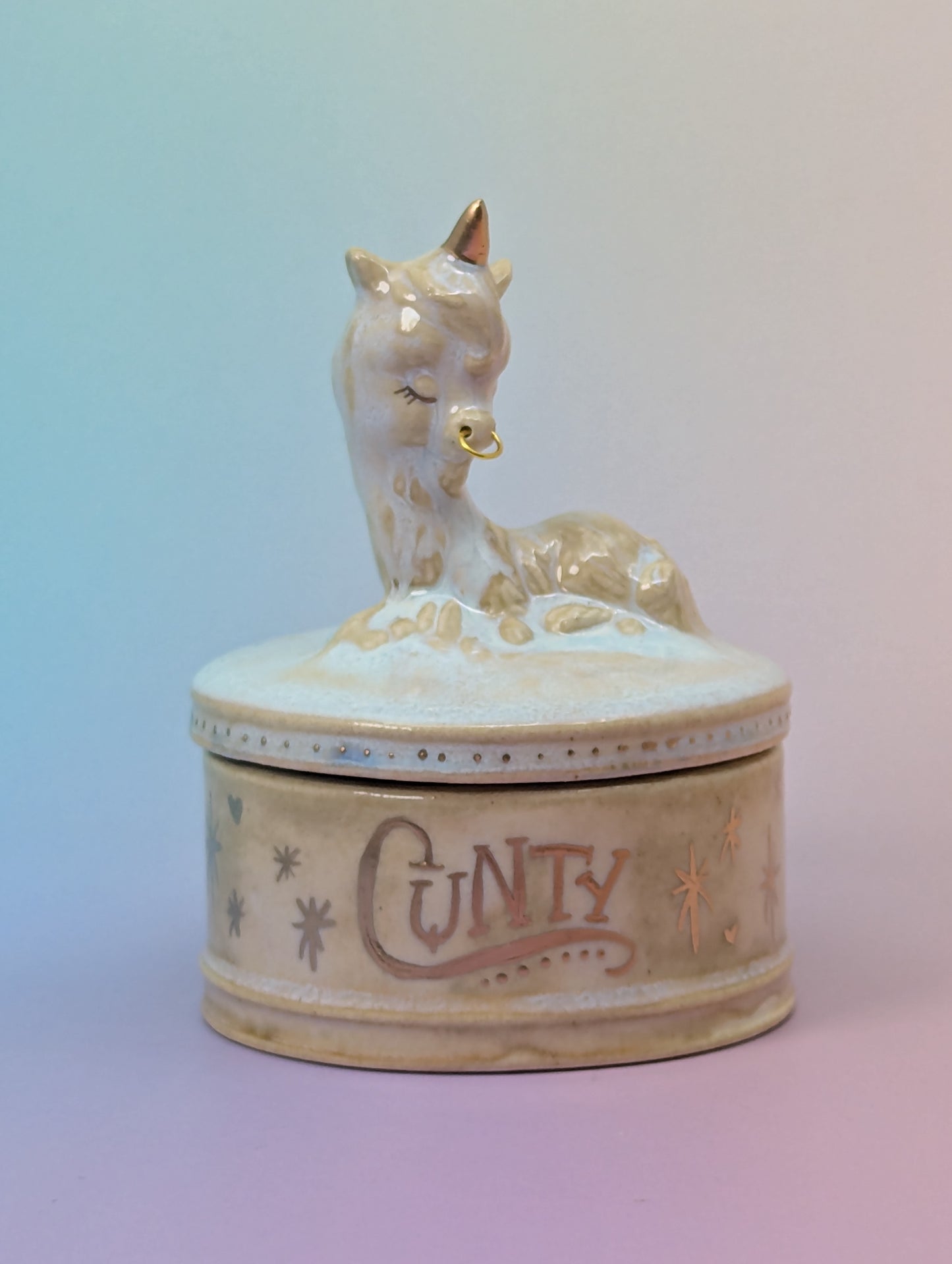 Unicorn Jar with Septum Ring