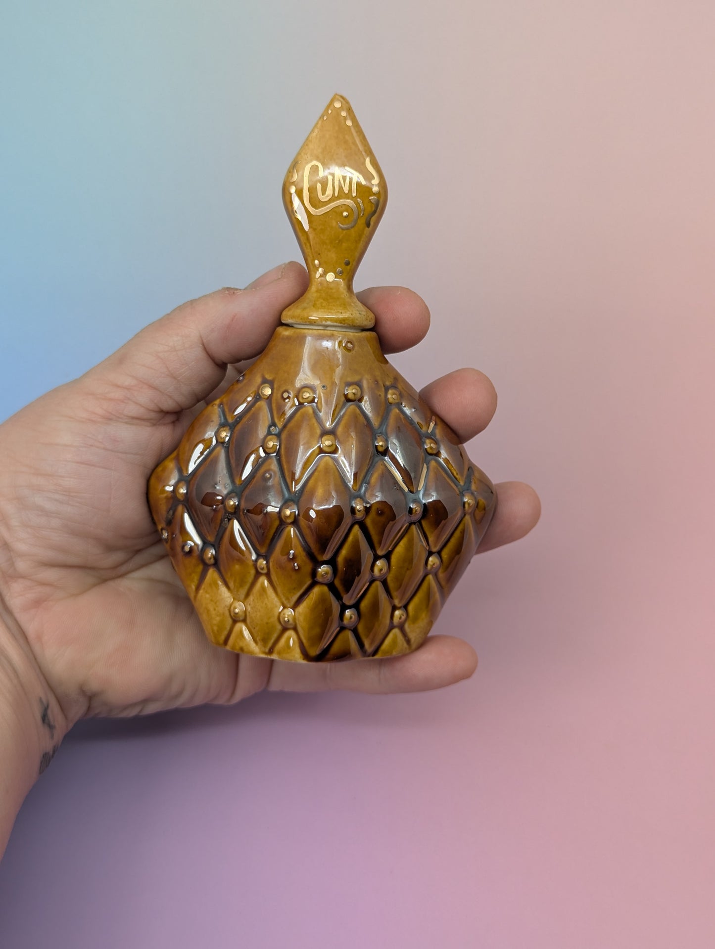 Cunt Quilted Perfume Jar
