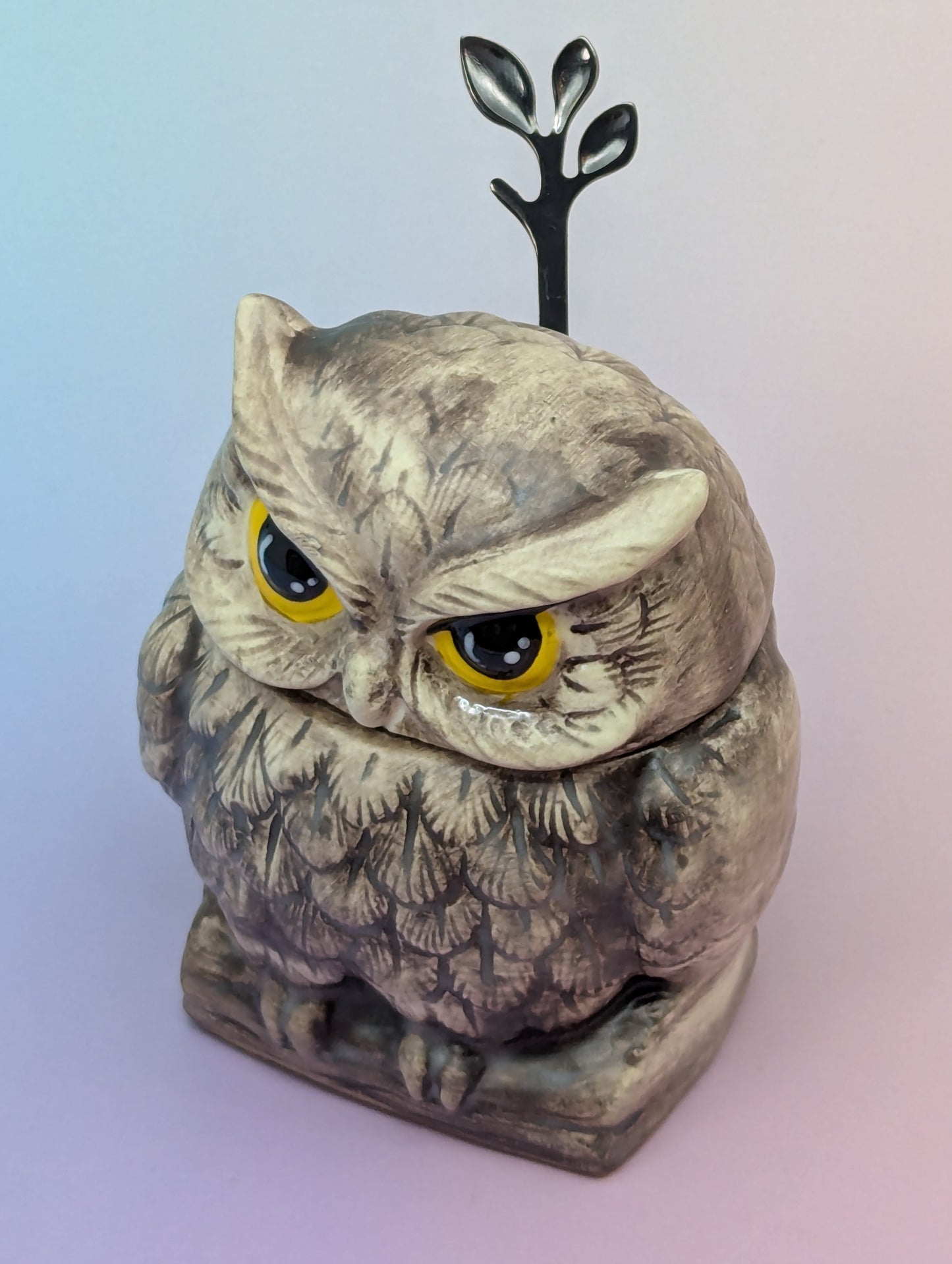 Owl Sugar/Salt Bowl