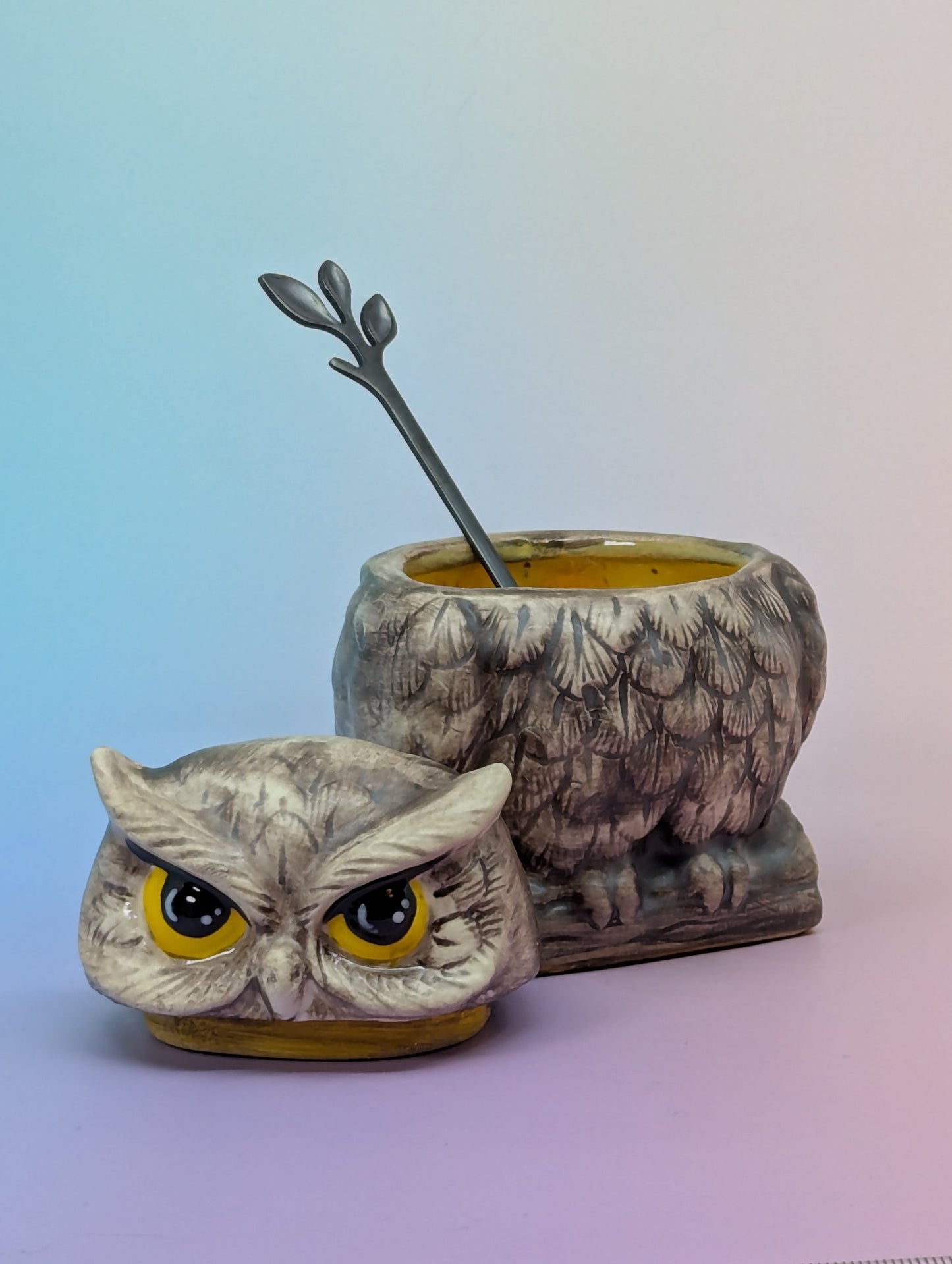 Owl Sugar/Salt Bowl