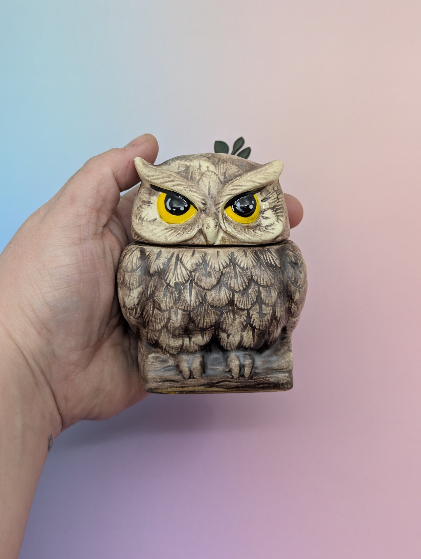 Owl Sugar/Salt Bowl