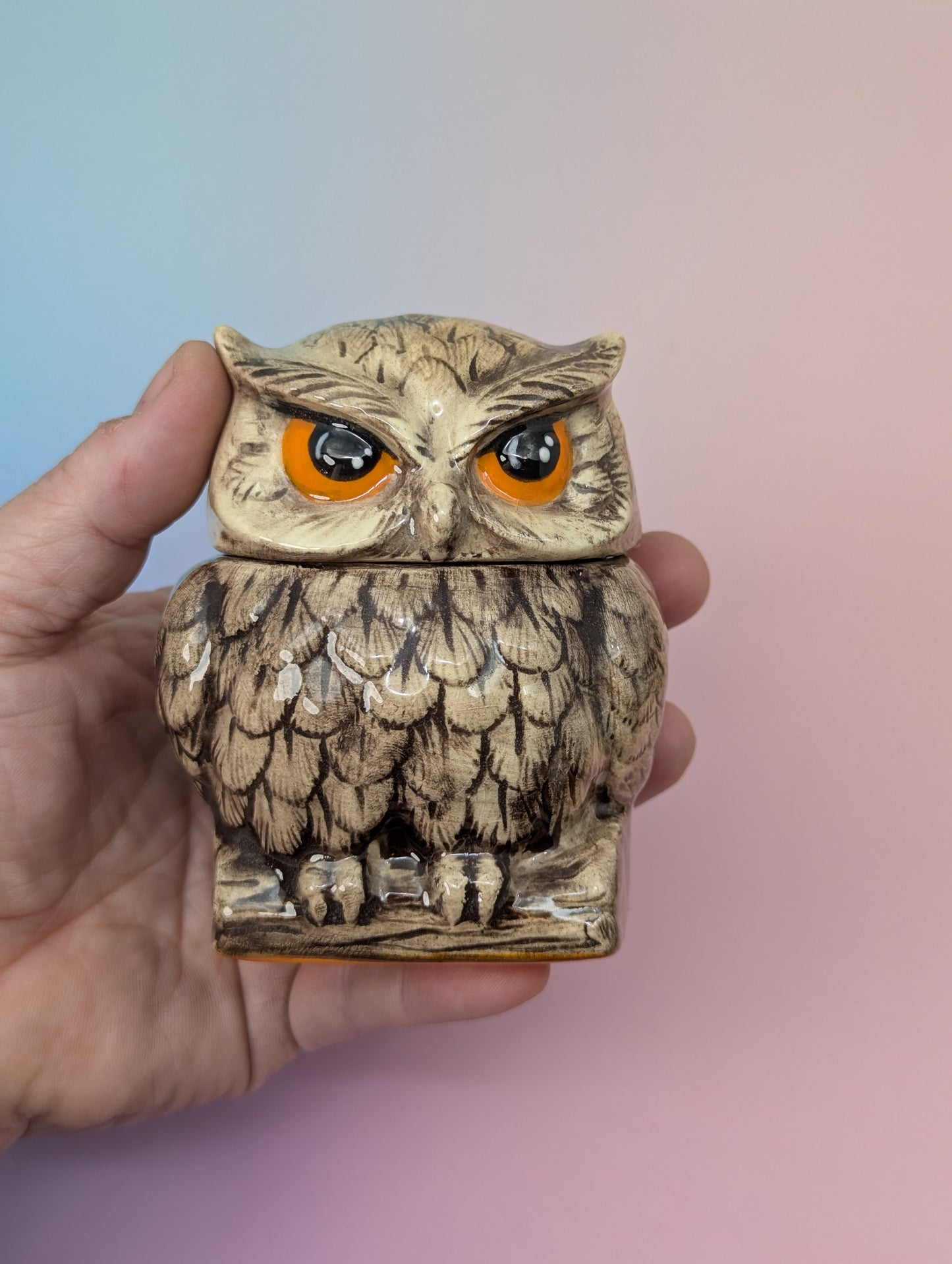 Owl Sugar/Salt Bowl