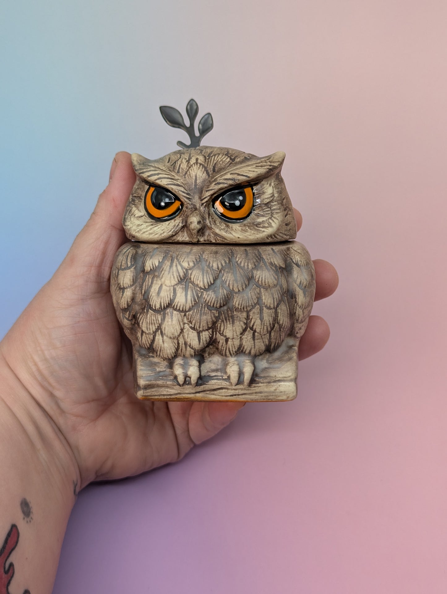 Owl Sugar/Salt Bowl