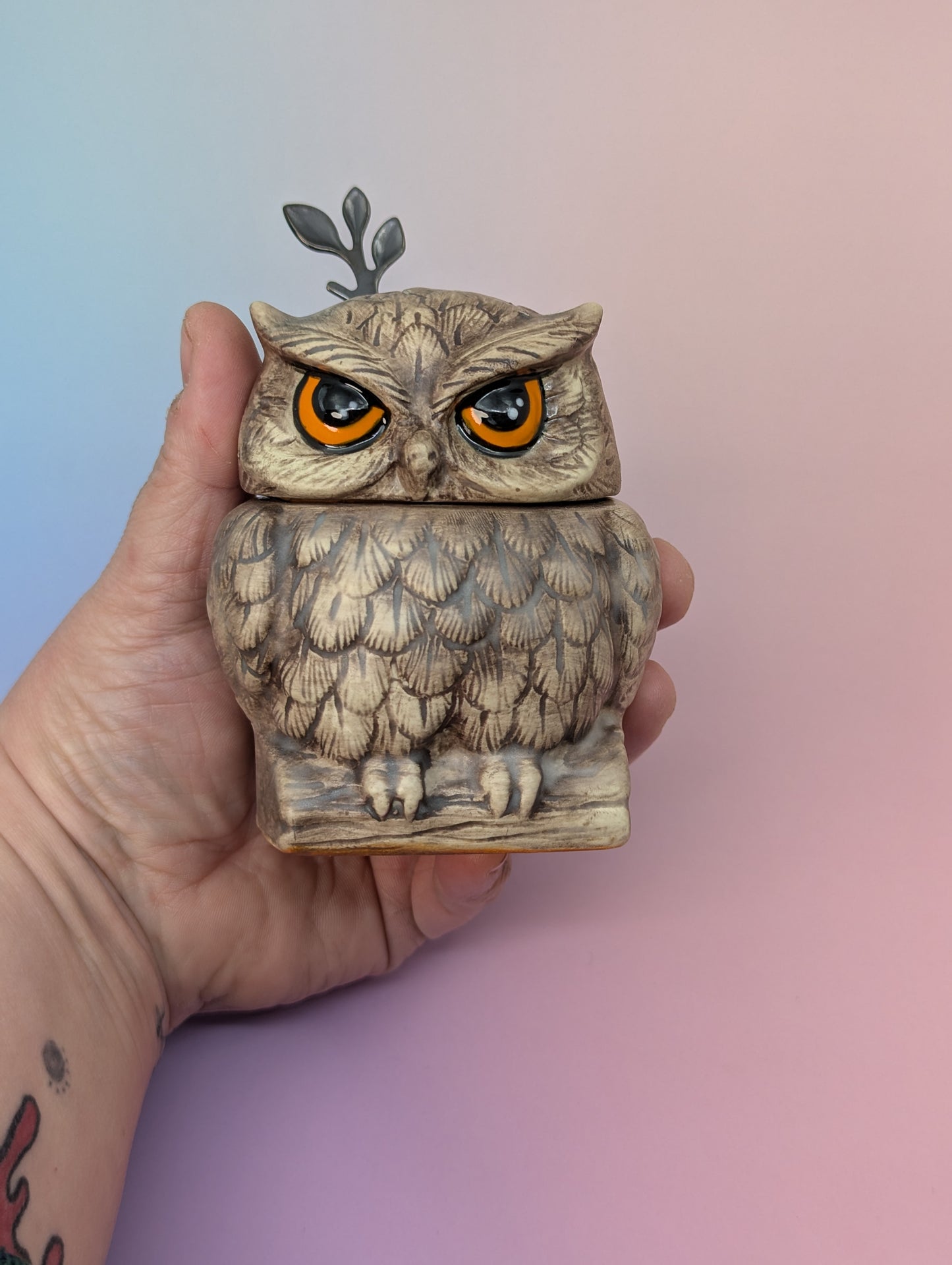 Owl Sugar/Salt Bowl
