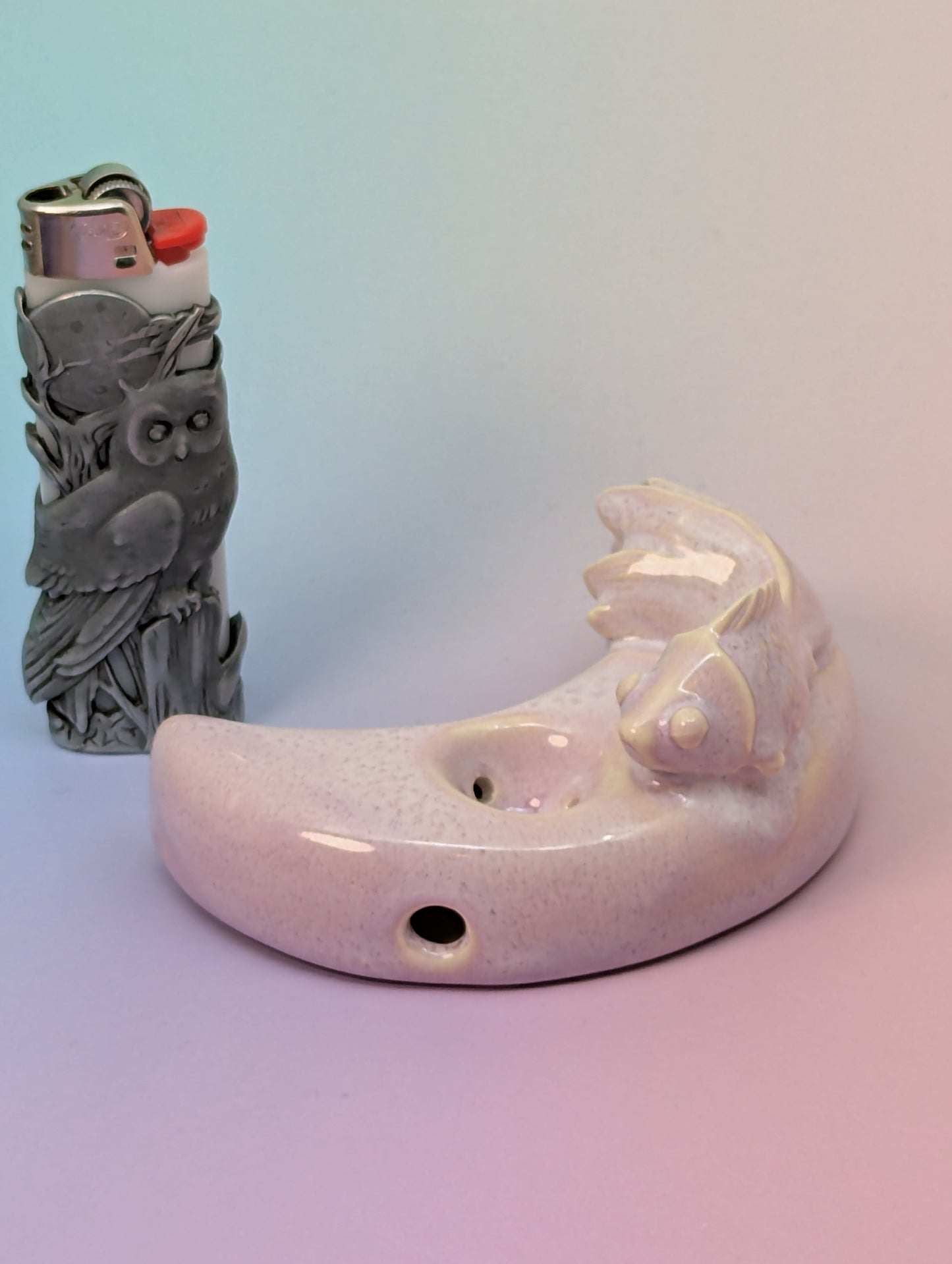 Goldie on Moon Pipe