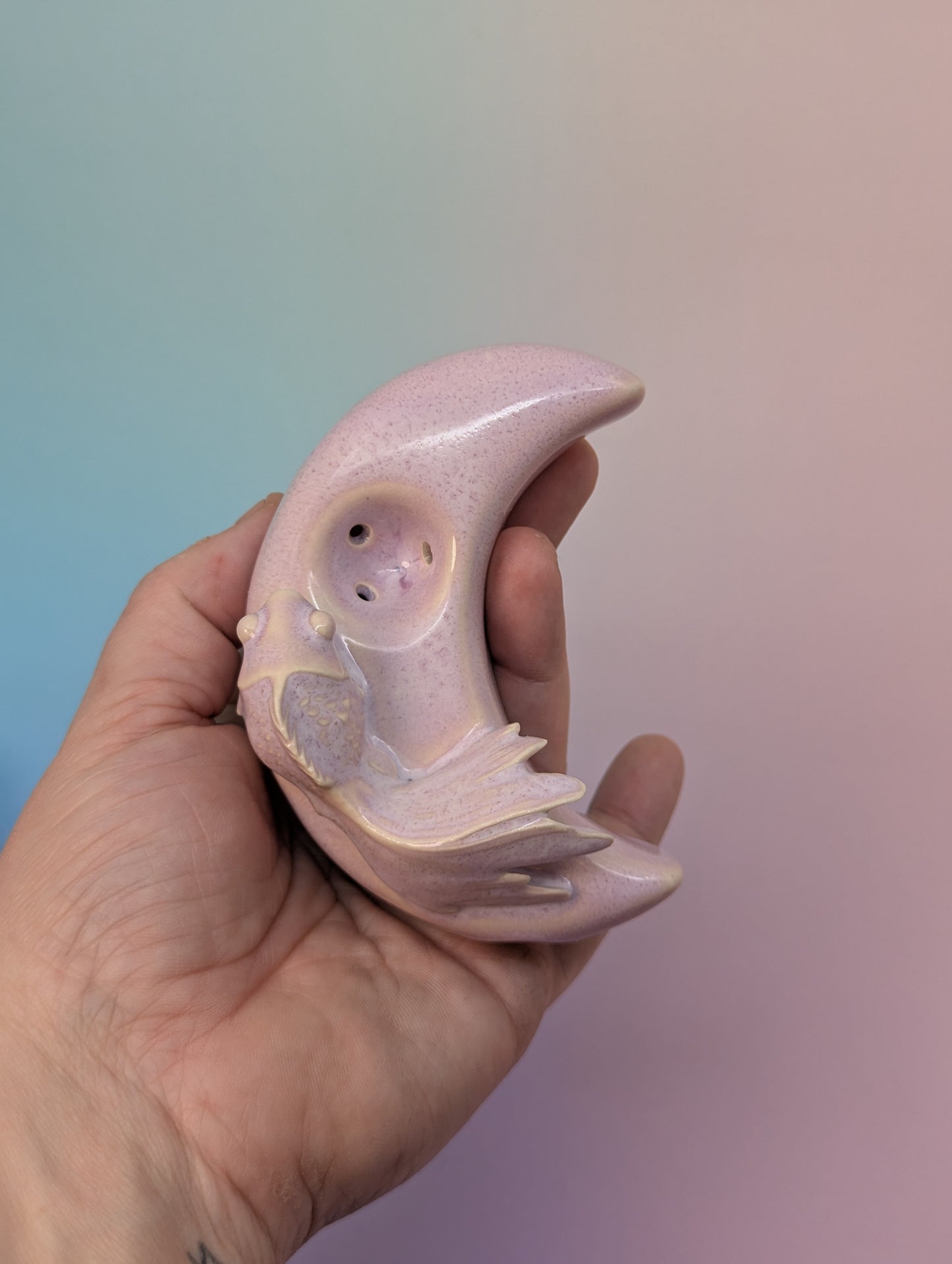 Goldie on Moon Pipe