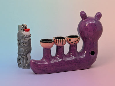 Inchworm Triple Bowl Pipe