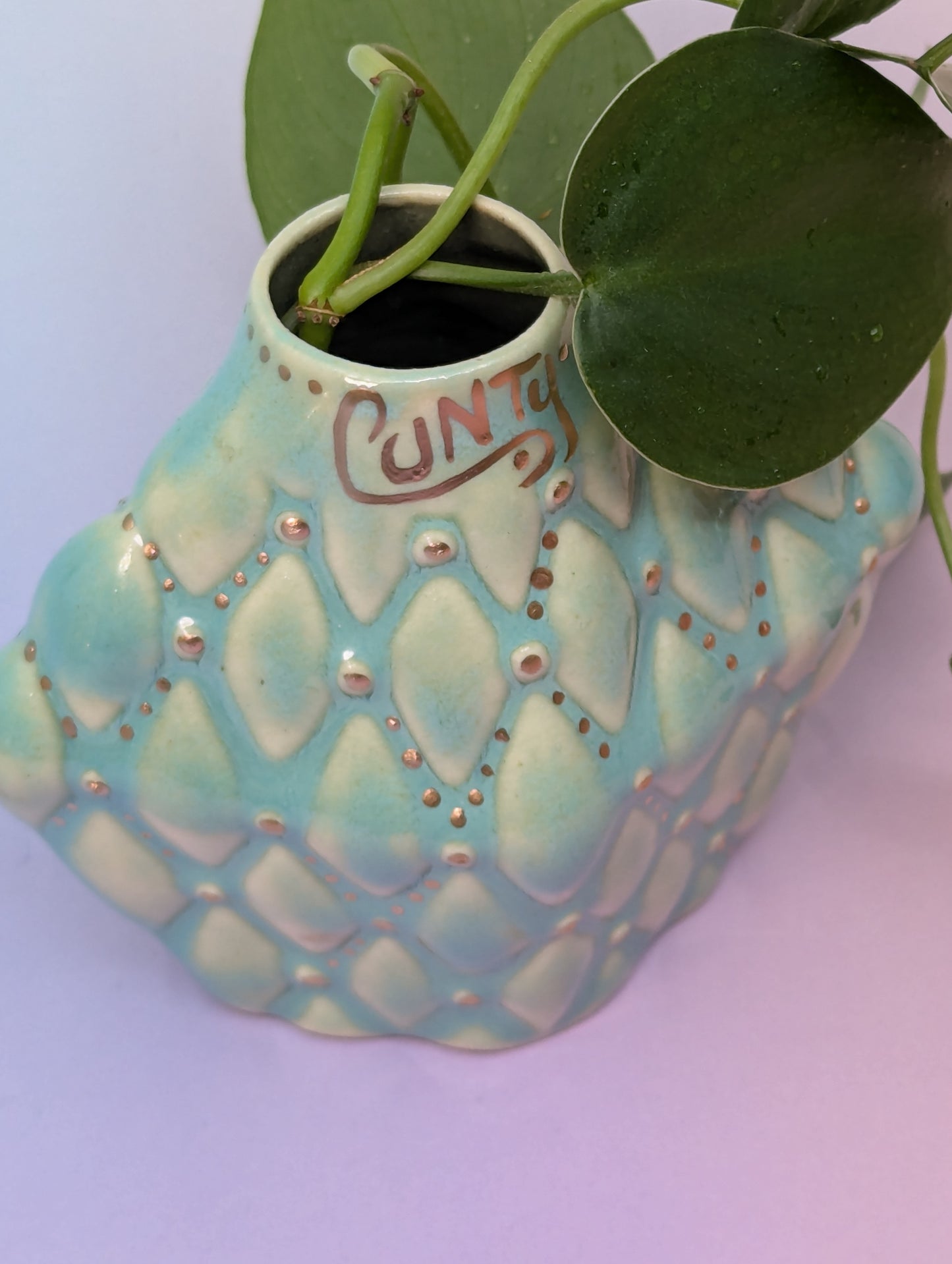 Cunt Quilted Perfume Planter