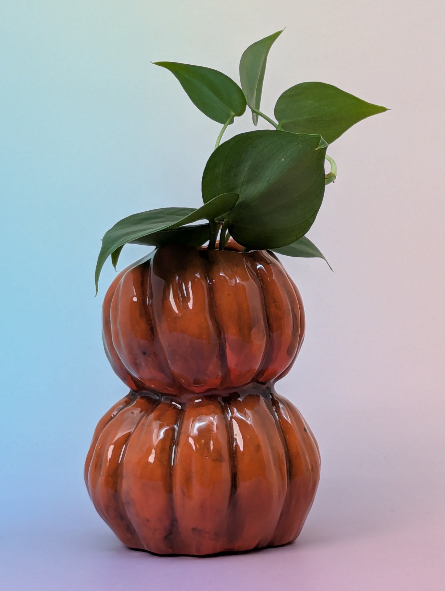 Stack of Pumpkins Vase/Candle Holder