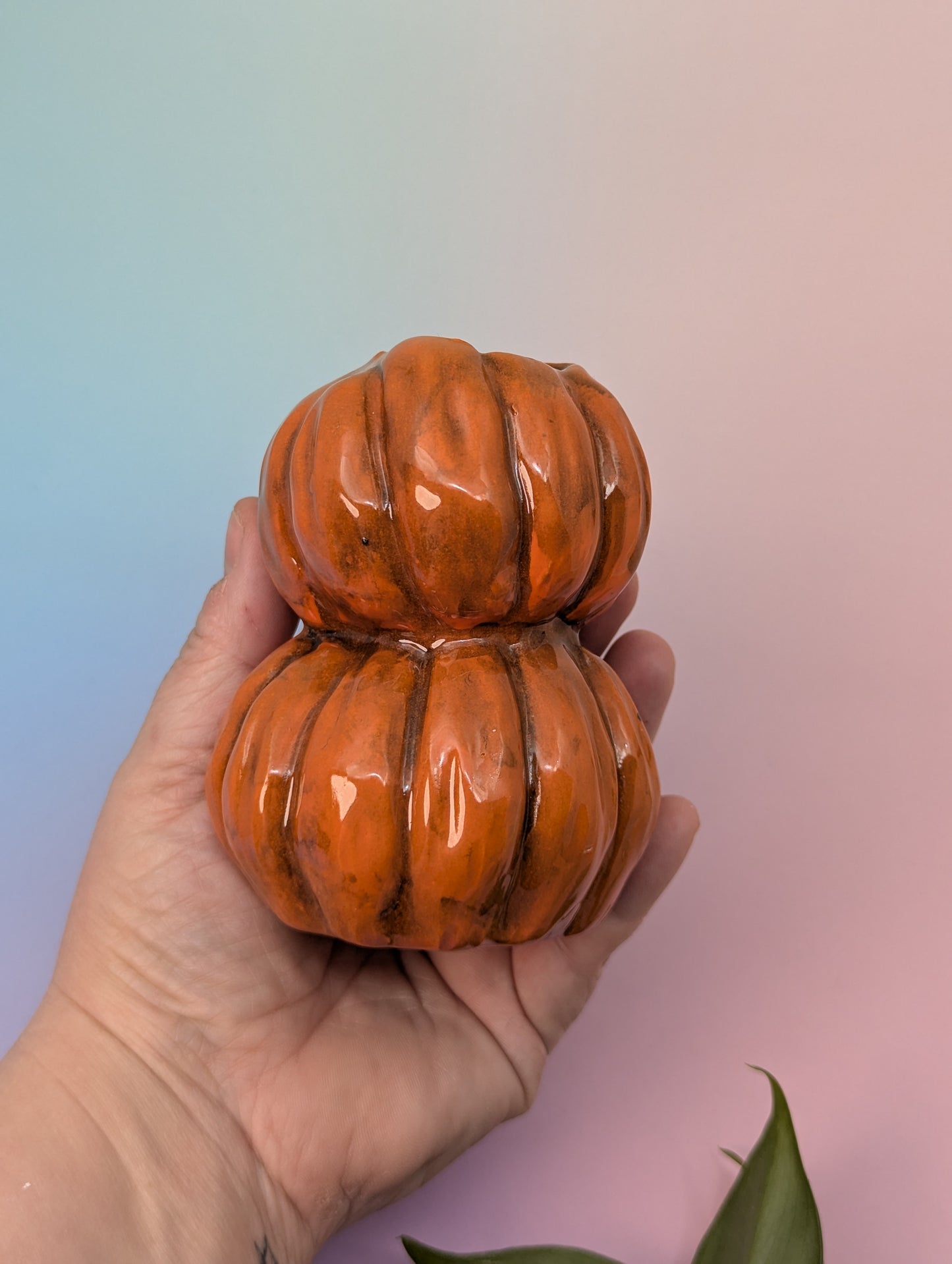 Stack of Pumpkins Vase/Candle Holder