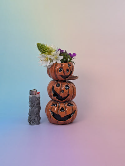 Stack of Pumpkins Vase/Candle Holder