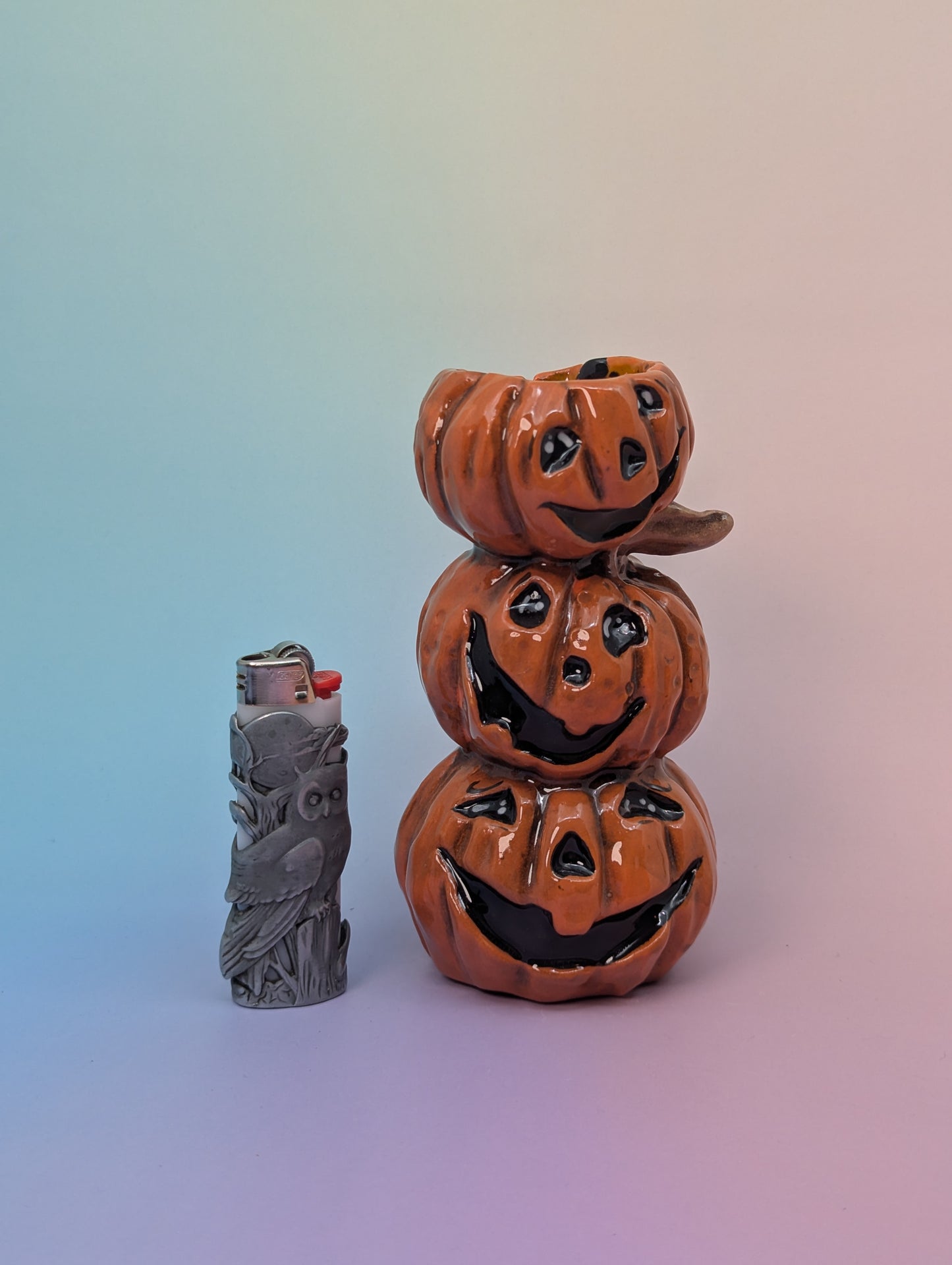 Stack of Pumpkins Vase/Candle Holder