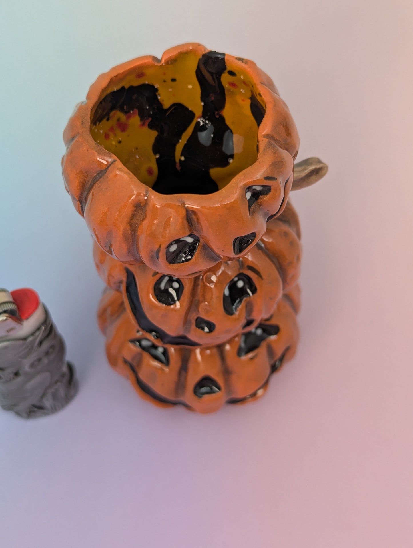 Stack of Pumpkins Vase/Candle Holder