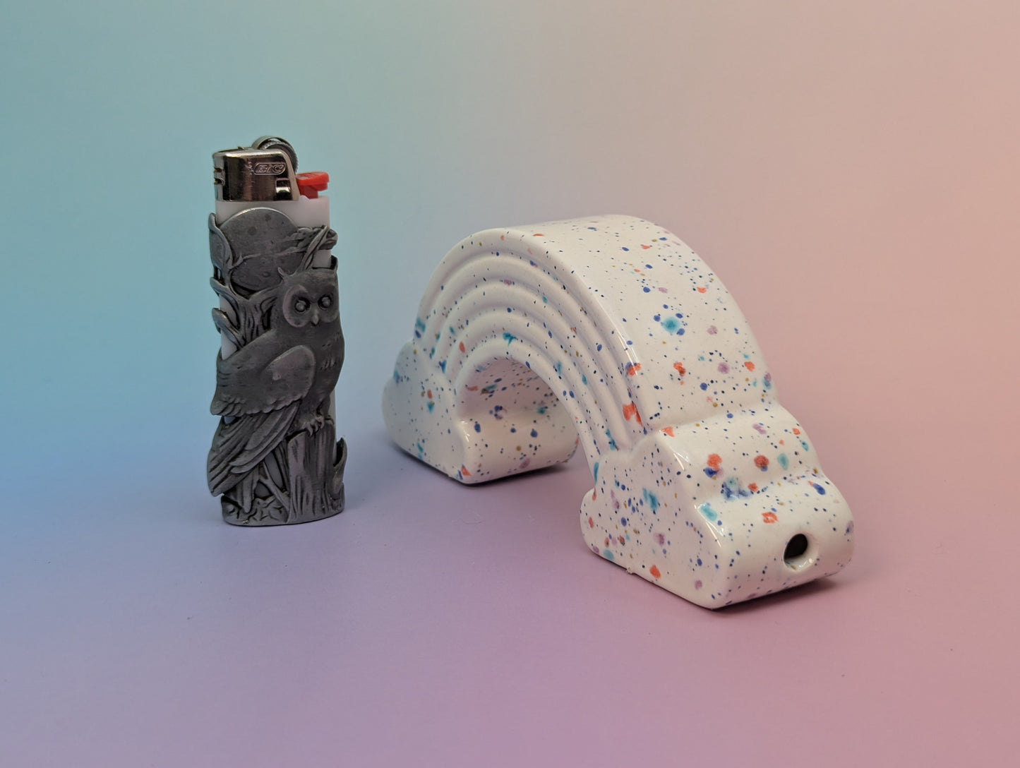 Rainbow Confetti Pipe