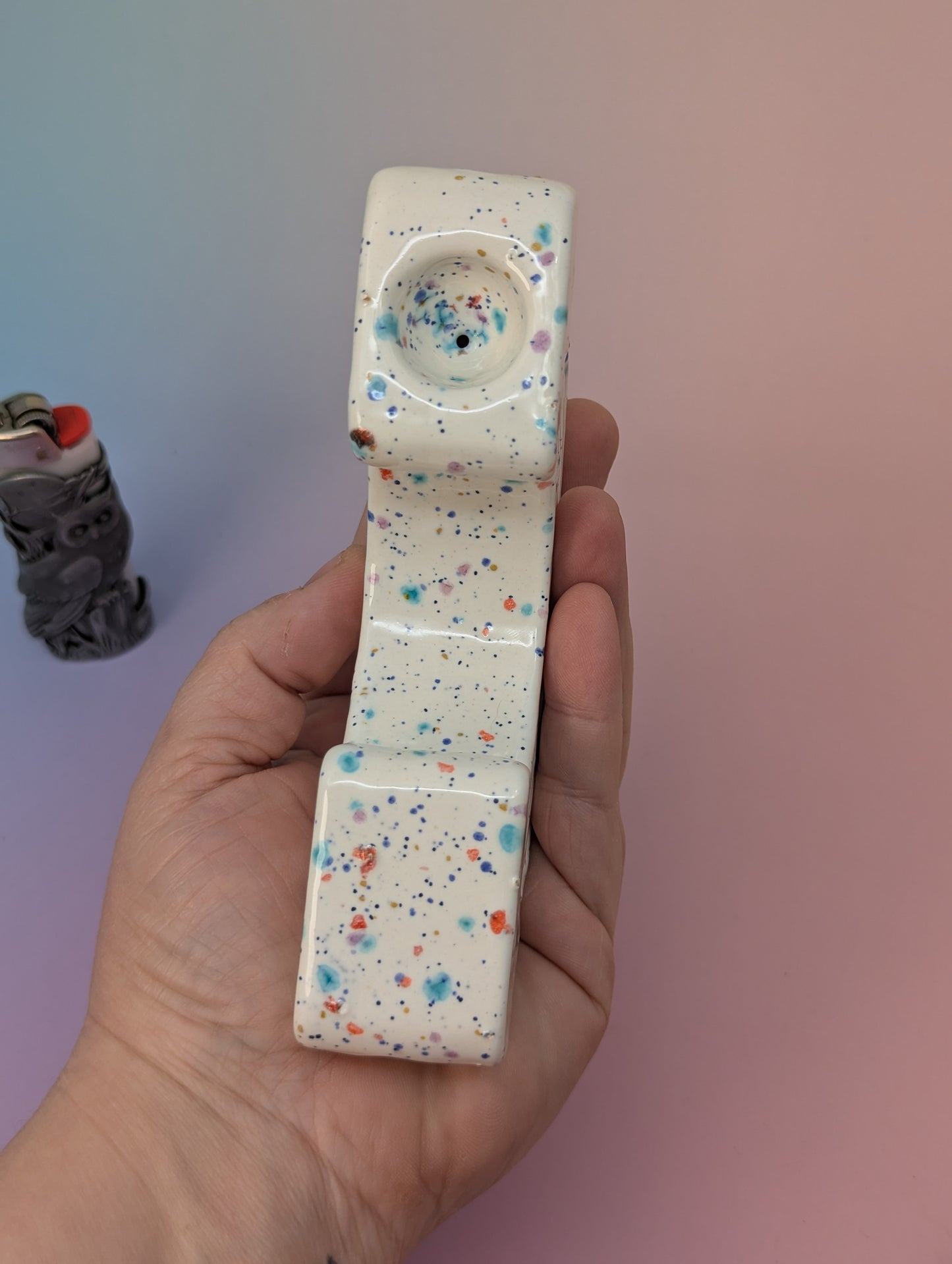 Rainbow Confetti Pipe