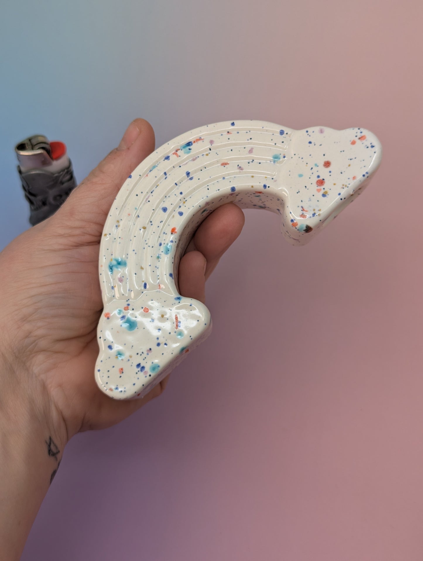 Rainbow Confetti Pipe