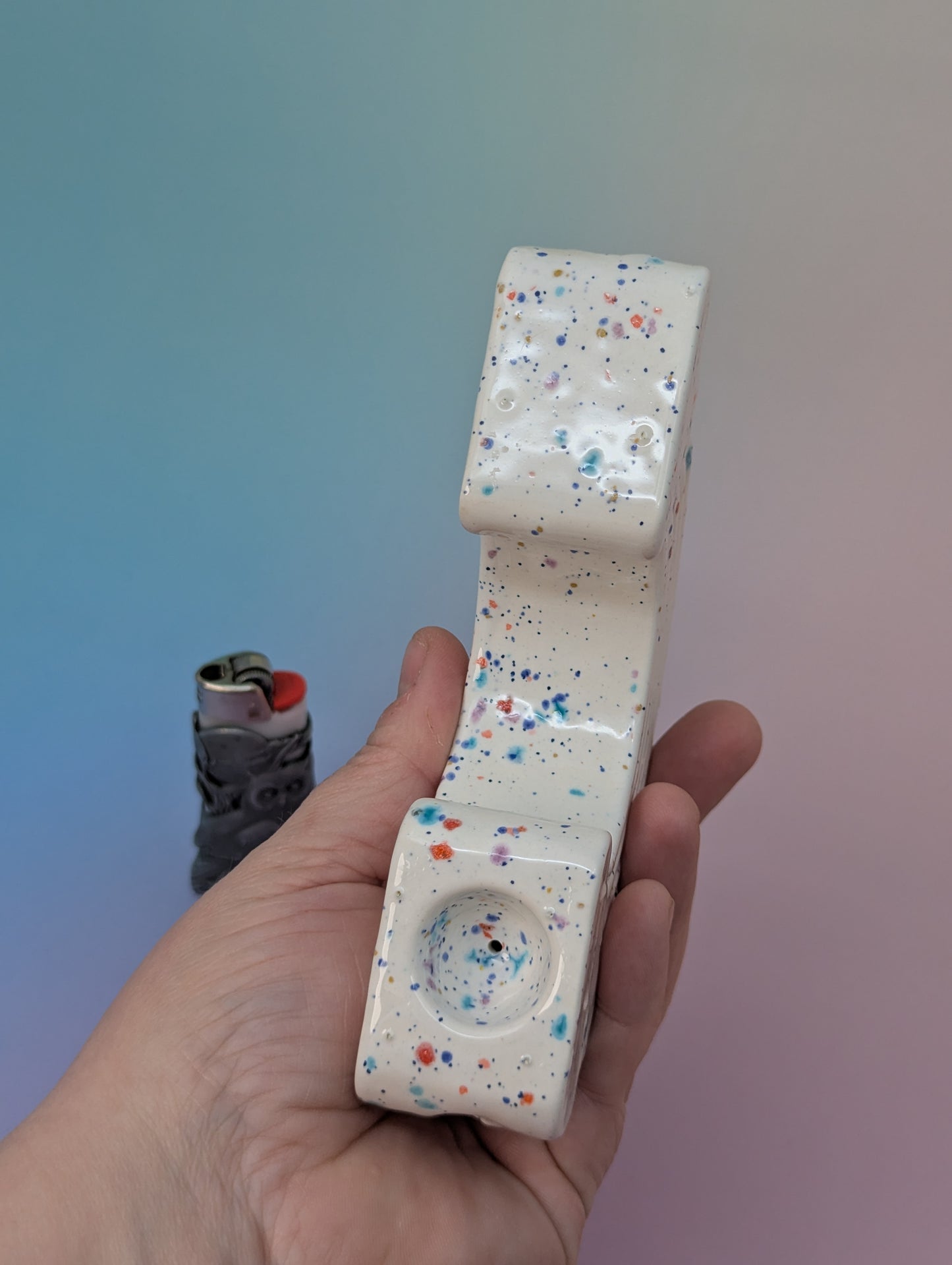 Rainbow Confetti Pipe