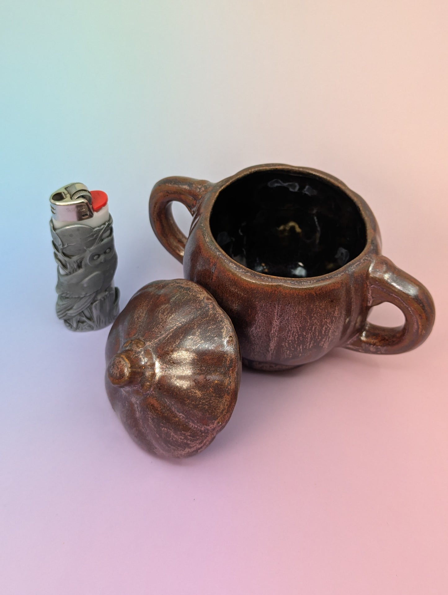 Pumpkin Jar W/Handles