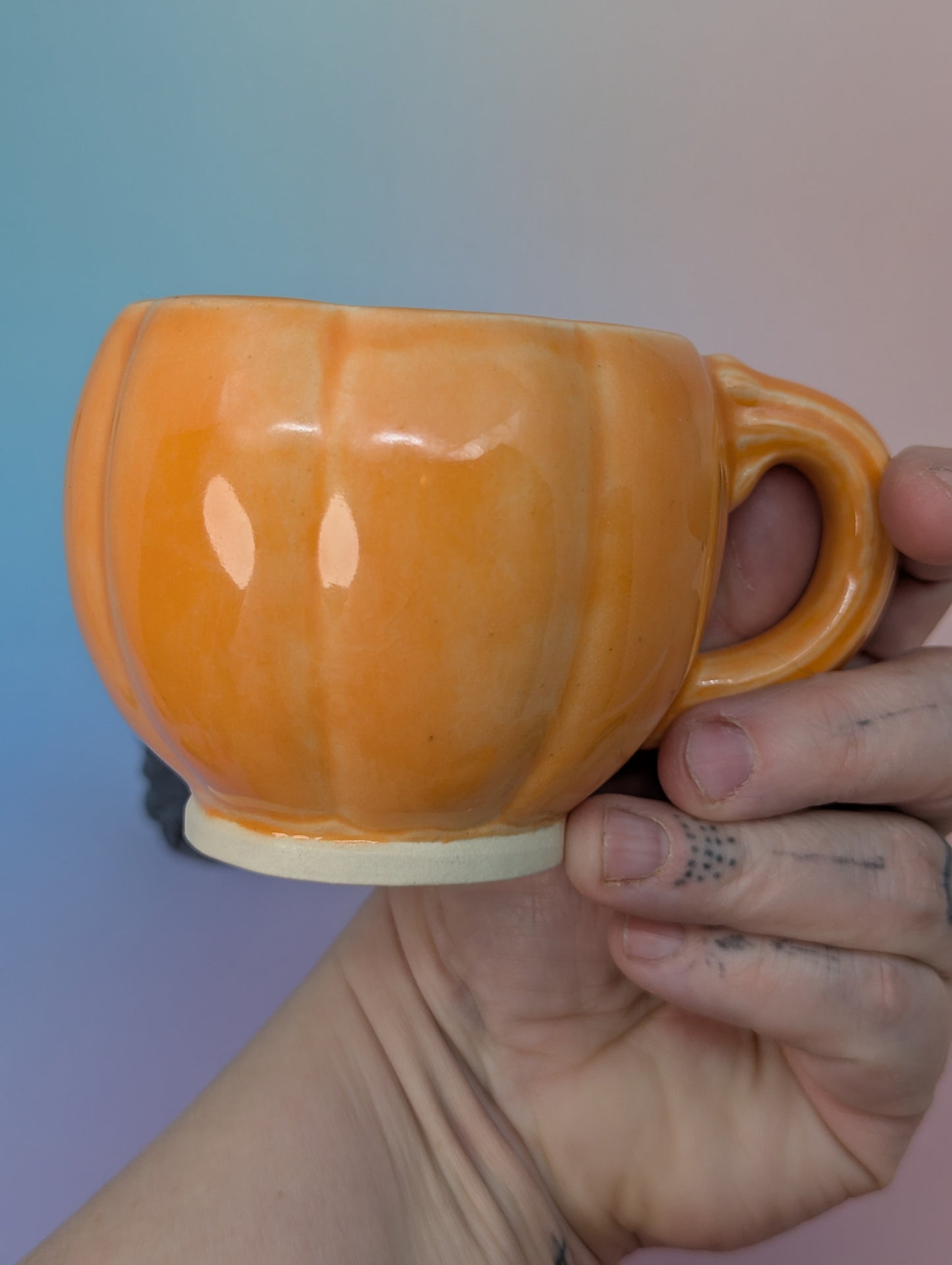Pumpkin Mug W/Lid