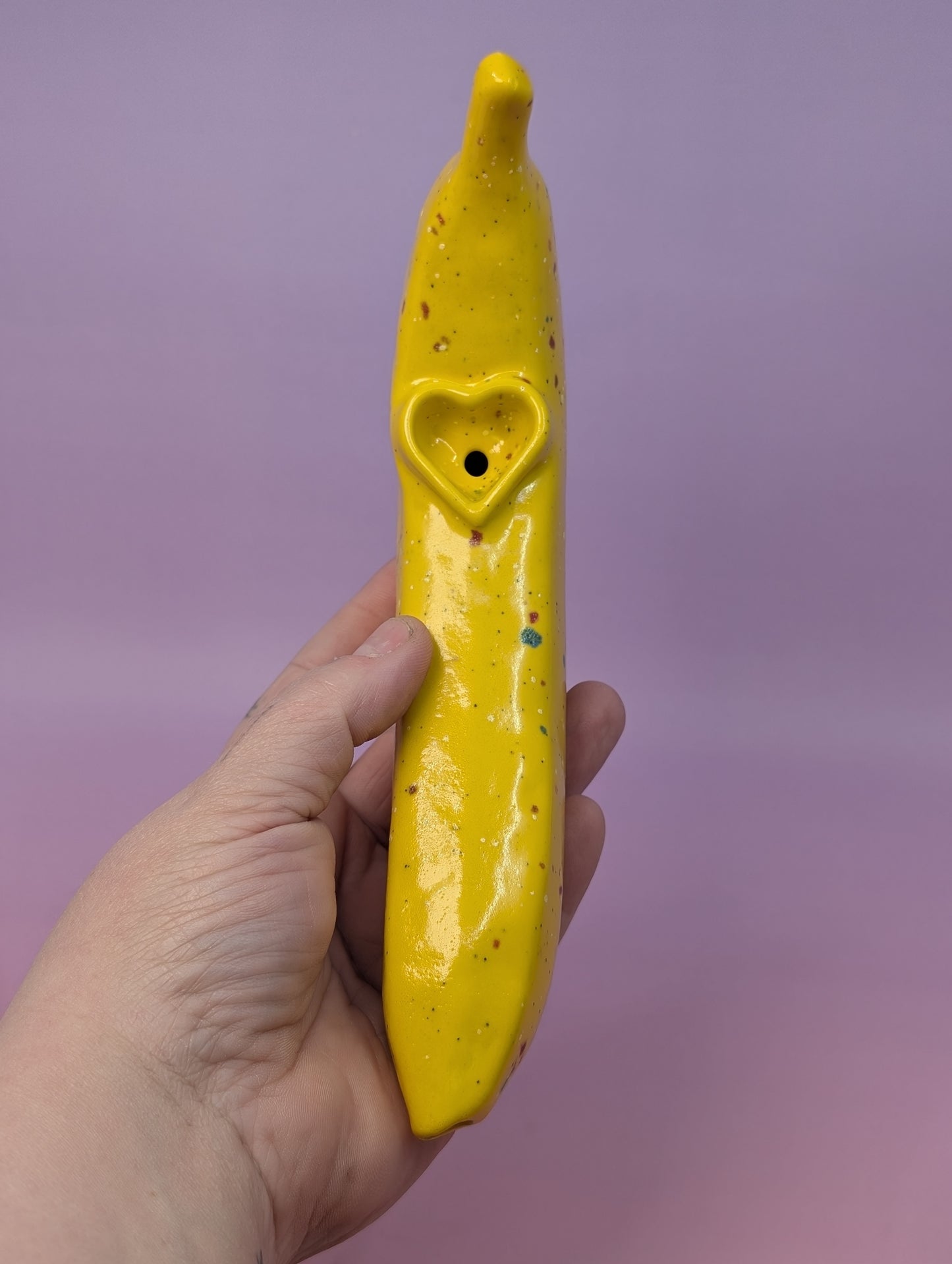 Banana Pipe Heart Bowl