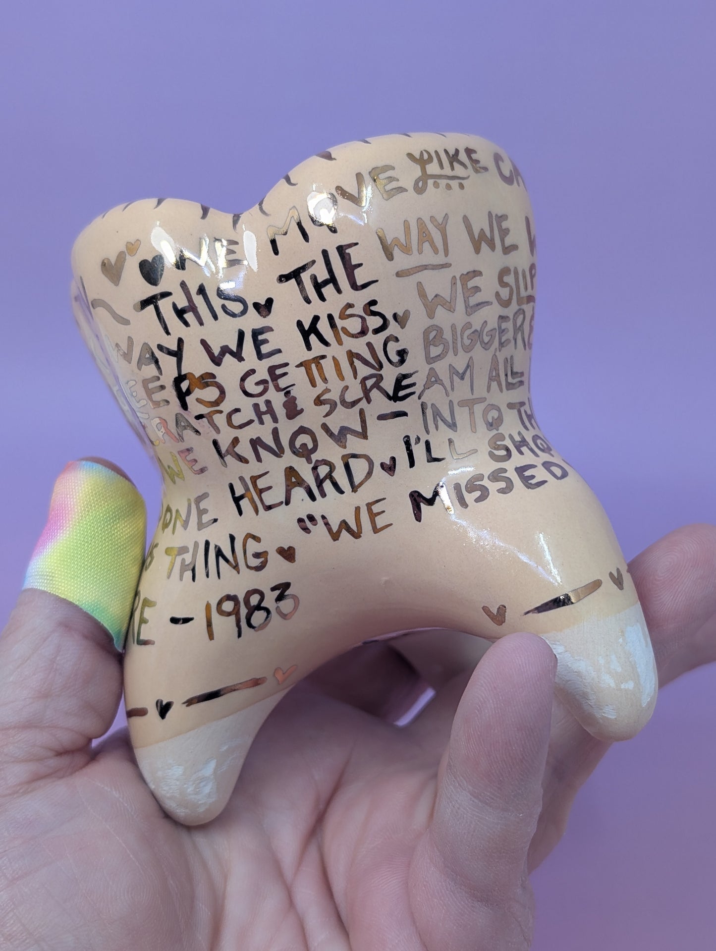"The Lovecats" Vase