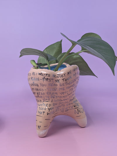 "Stand Back" Vase