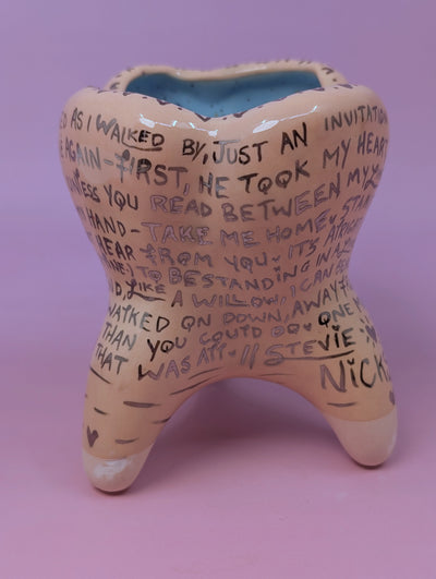 "Stand Back" Vase