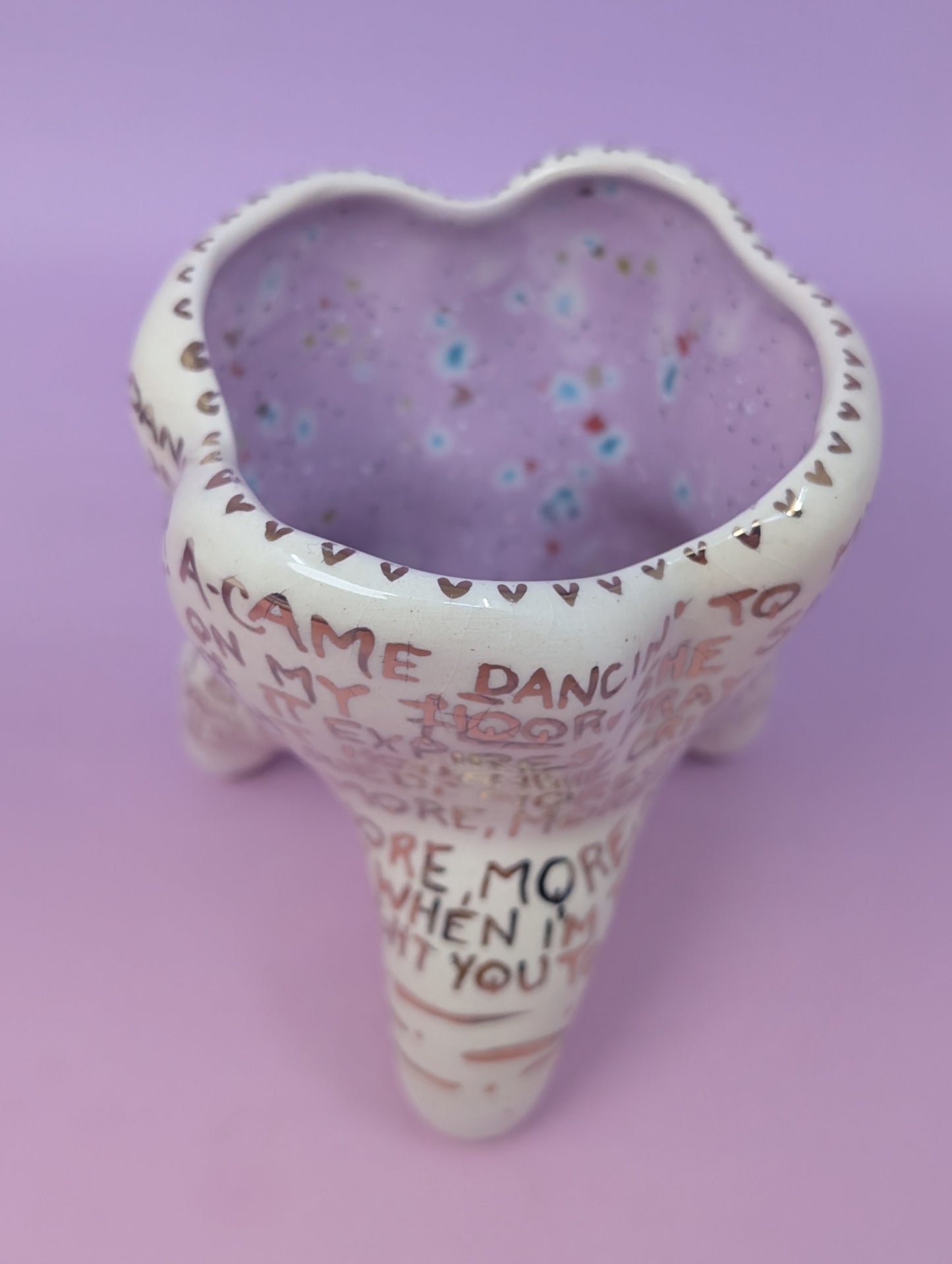 "Rebel Yell" Vase