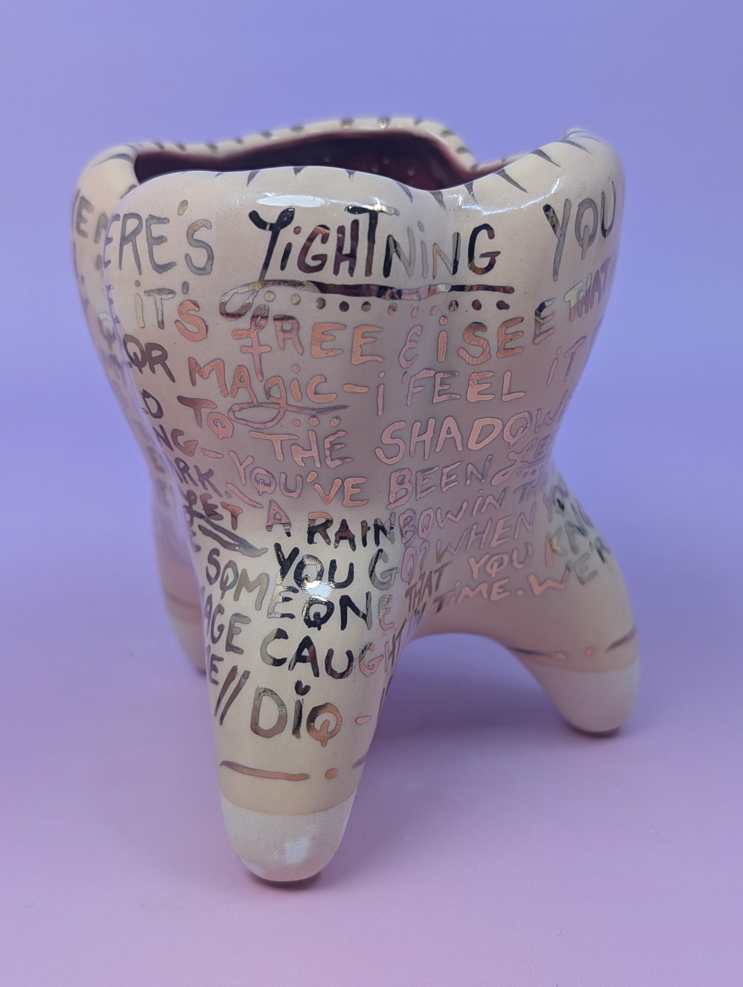 "Rainbow in the Dark" Vase